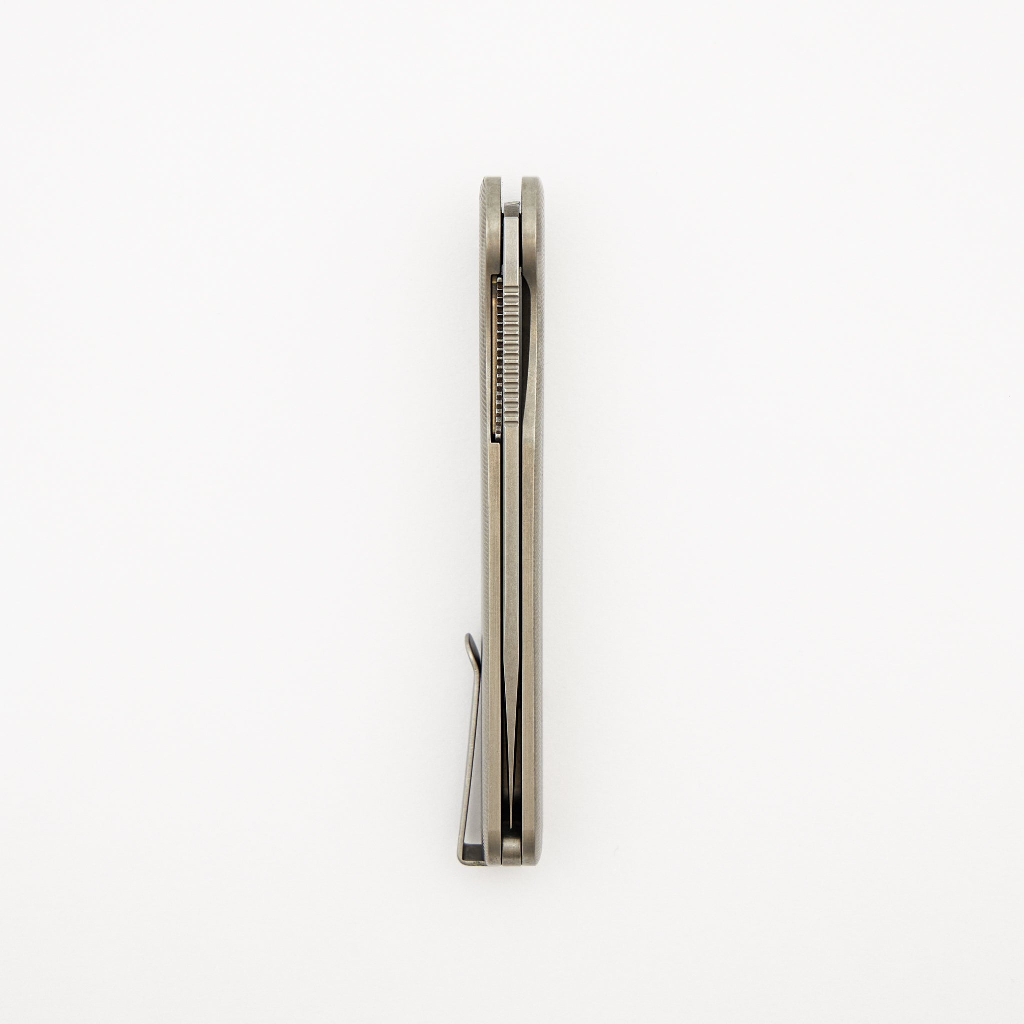 Rockwall Flipper - MagnaCut Blade - Titanium Handle - Silver Hardware