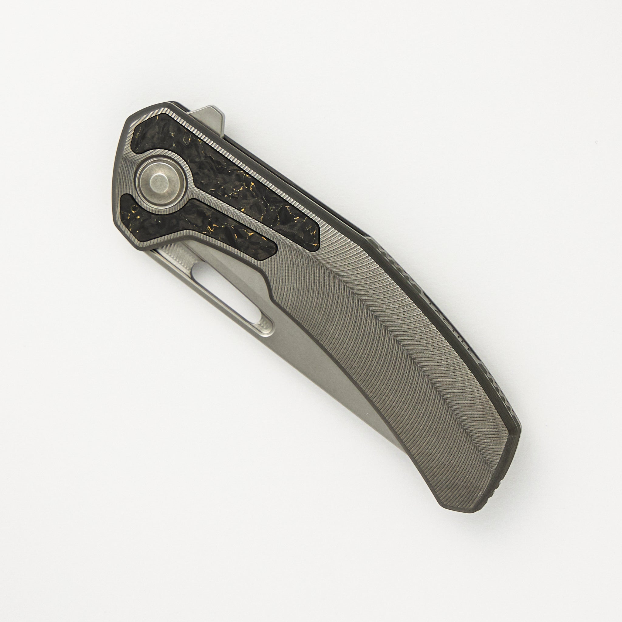 Archer - Titanium/Bronze TechnoCarbo Textured Handle - MagnaCut Blade