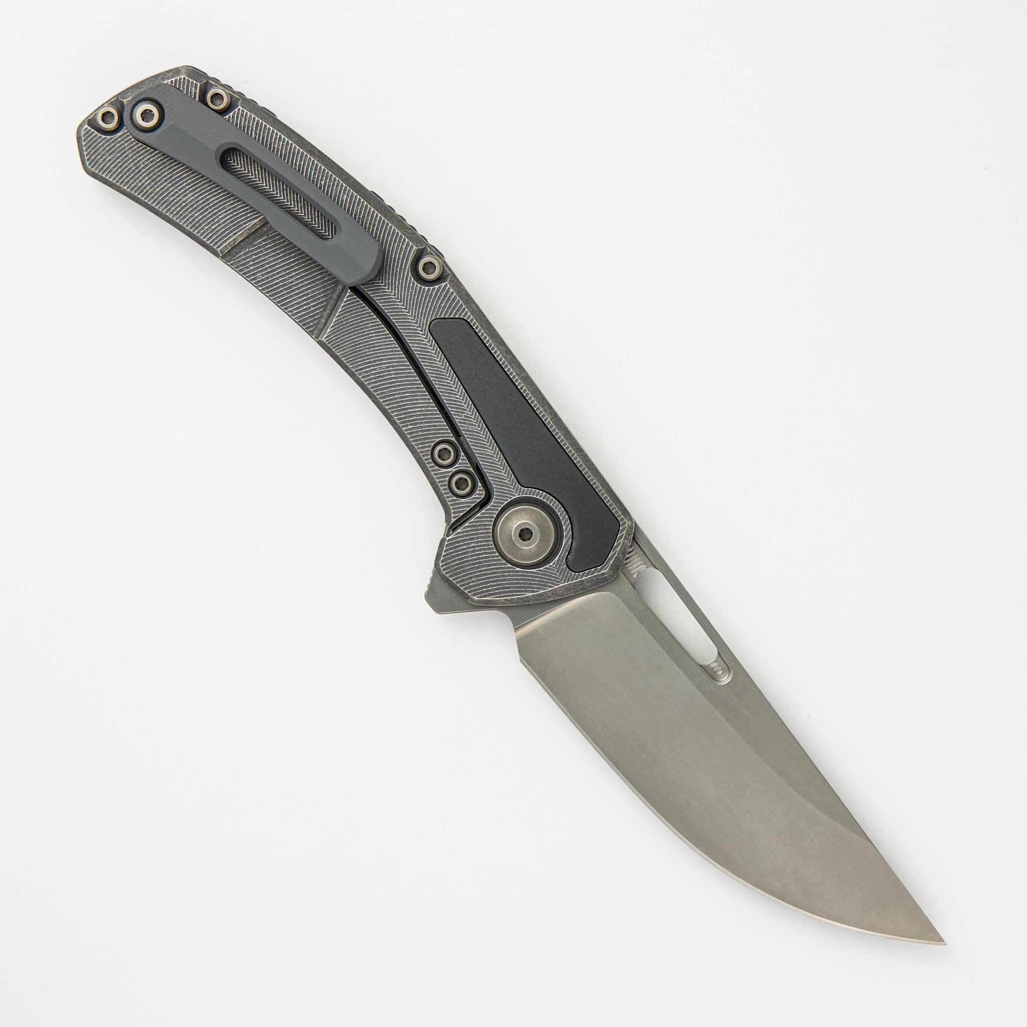 Archer - Titanium/Zirconium Textured Handle - MagnaCut Blade