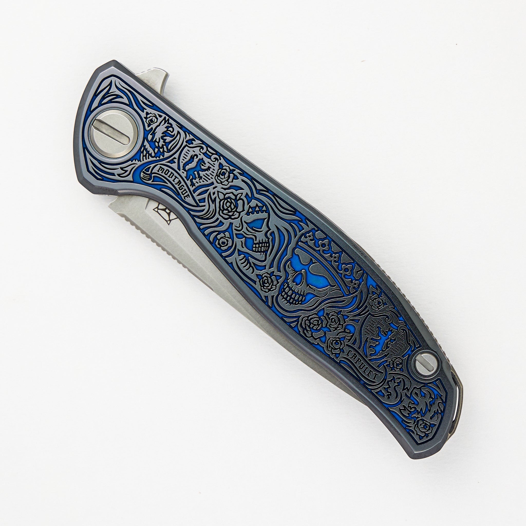 Shirogorov / Ti2 Design "Romeo and Juliet" F95 - M390 Blade - Titanium Handle - MRBS - Completed