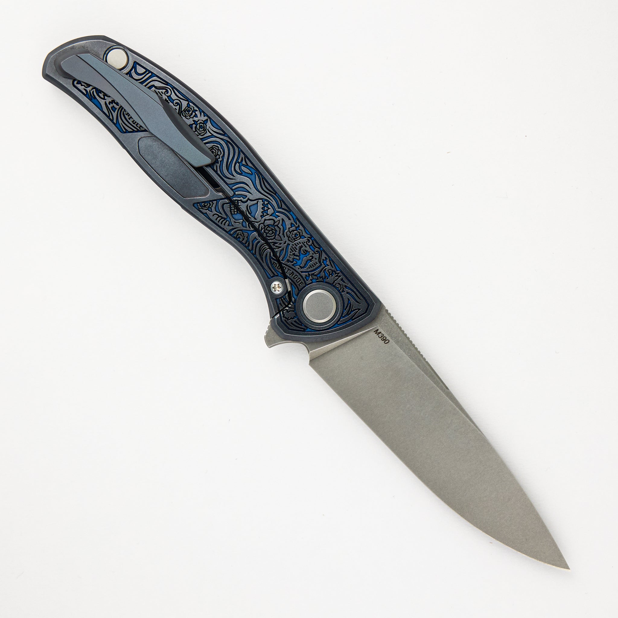 Shirogorov / Ti2 Design "Romeo and Juliet" F95 - M390 Blade - Titanium Handle - MRBS - Completed