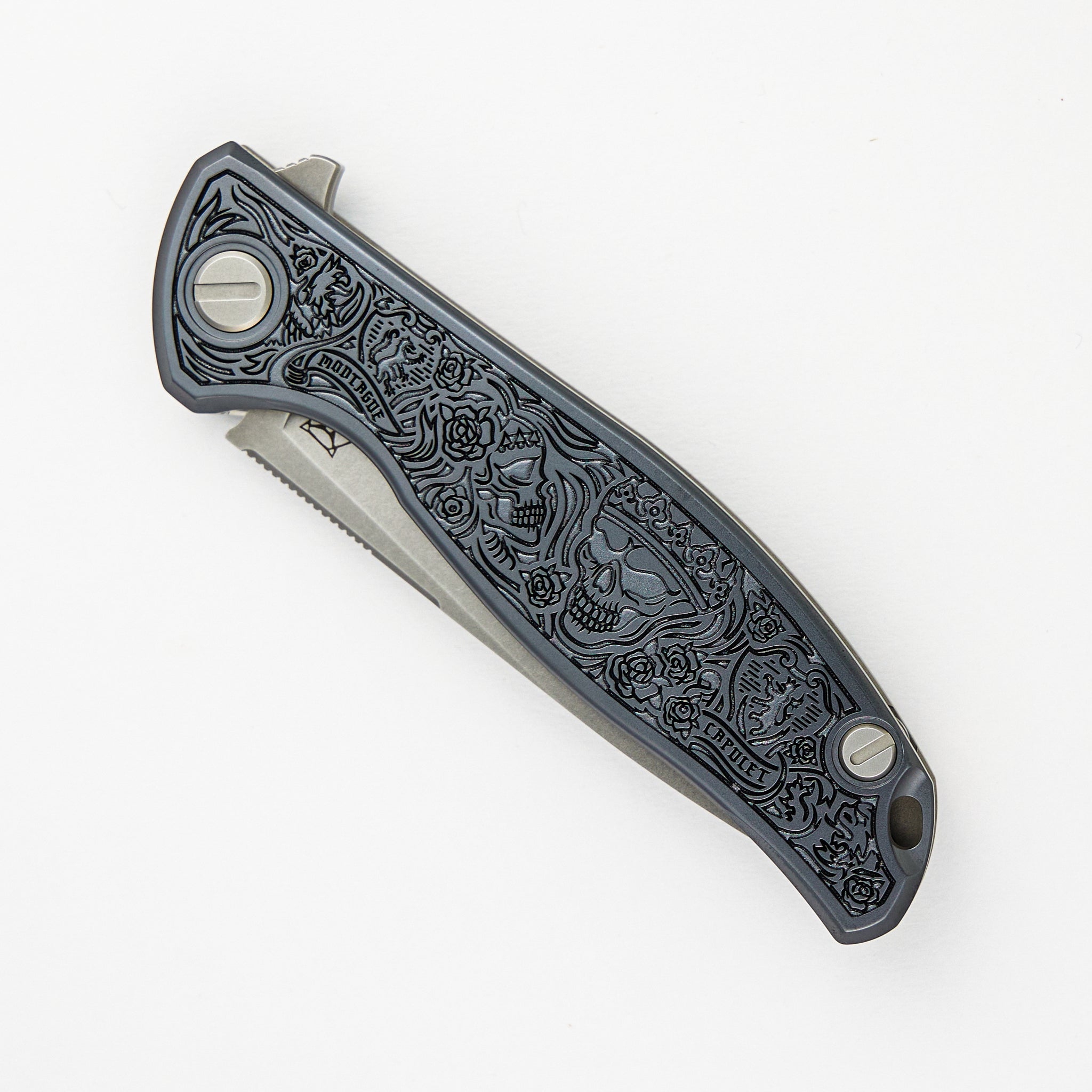 Shirogorov / Ti2 Design "Romeo and Juliet" F95 - M390 Blade - Titanium Handle - MRBS - Completed