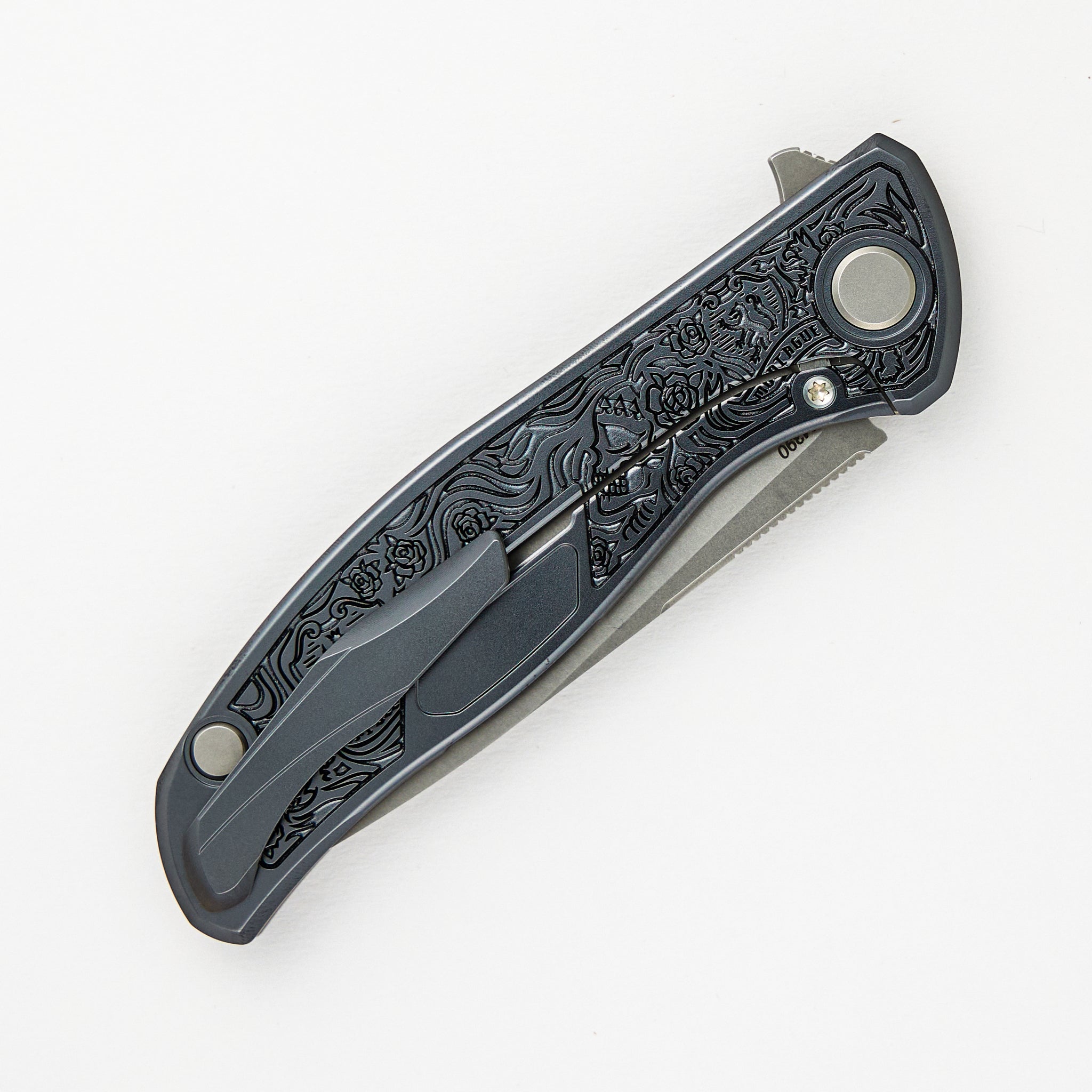 Shirogorov / Ti2 Design "Romeo and Juliet" F95 - M390 Blade - Titanium Handle - MRBS - Completed