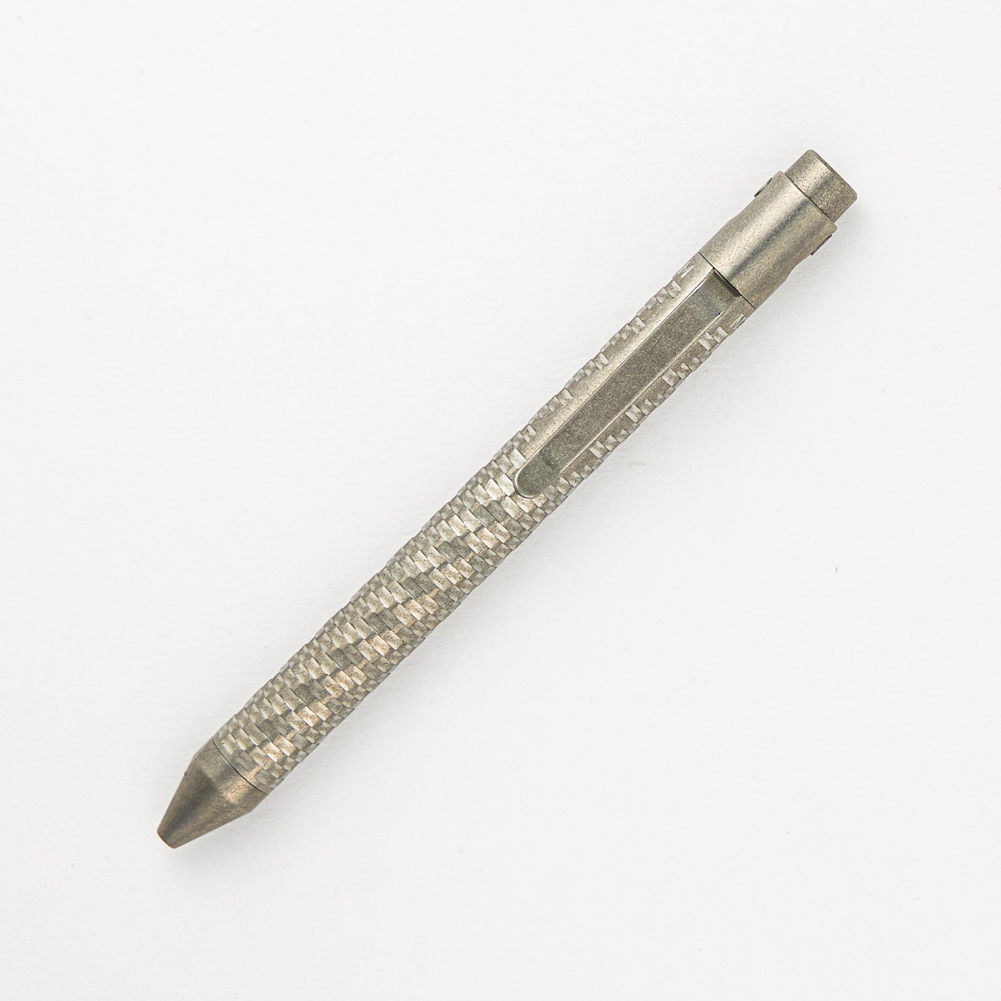 TiButton - Titanium Parker Full Digital RH SL Tumbled Pen