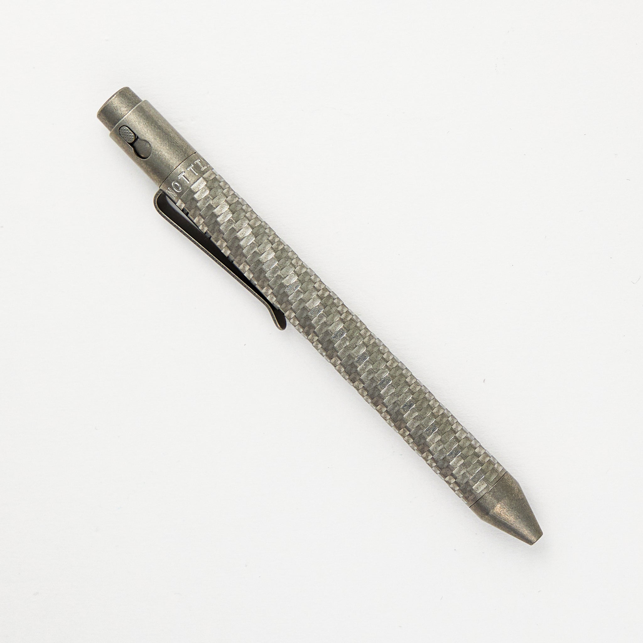 TiButton - Titanium Parker Full Digital RH SL Tumbled Pen