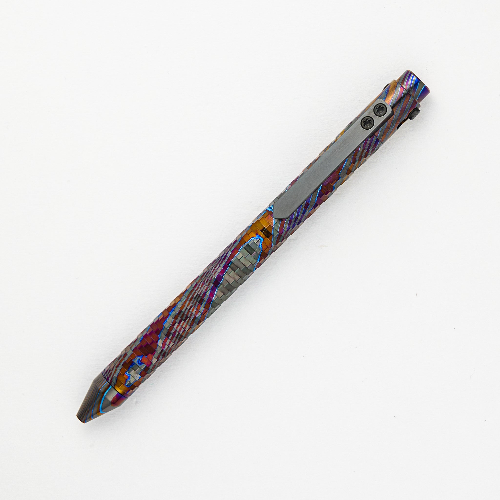 TiButton - ZircuTi G2 Full Size Full Digital RH DL ZircuTi Mech & Tip ZircuTi Machined Clip Pen