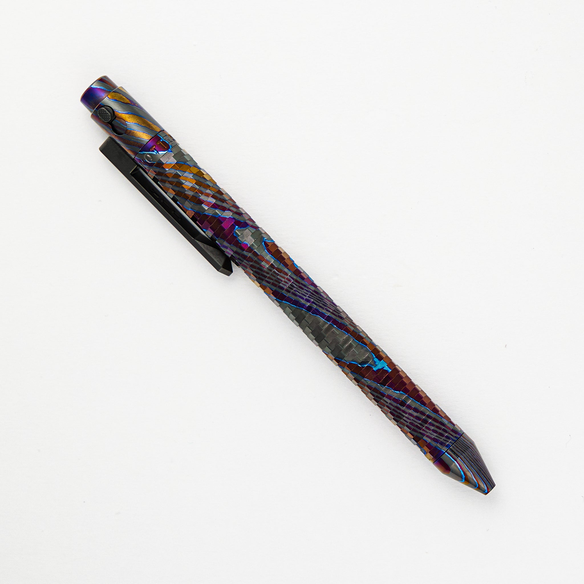 TiButton - ZircuTi G2 Full Size Full Digital RH DL ZircuTi Mech & Tip ZircuTi Machined Clip Pen