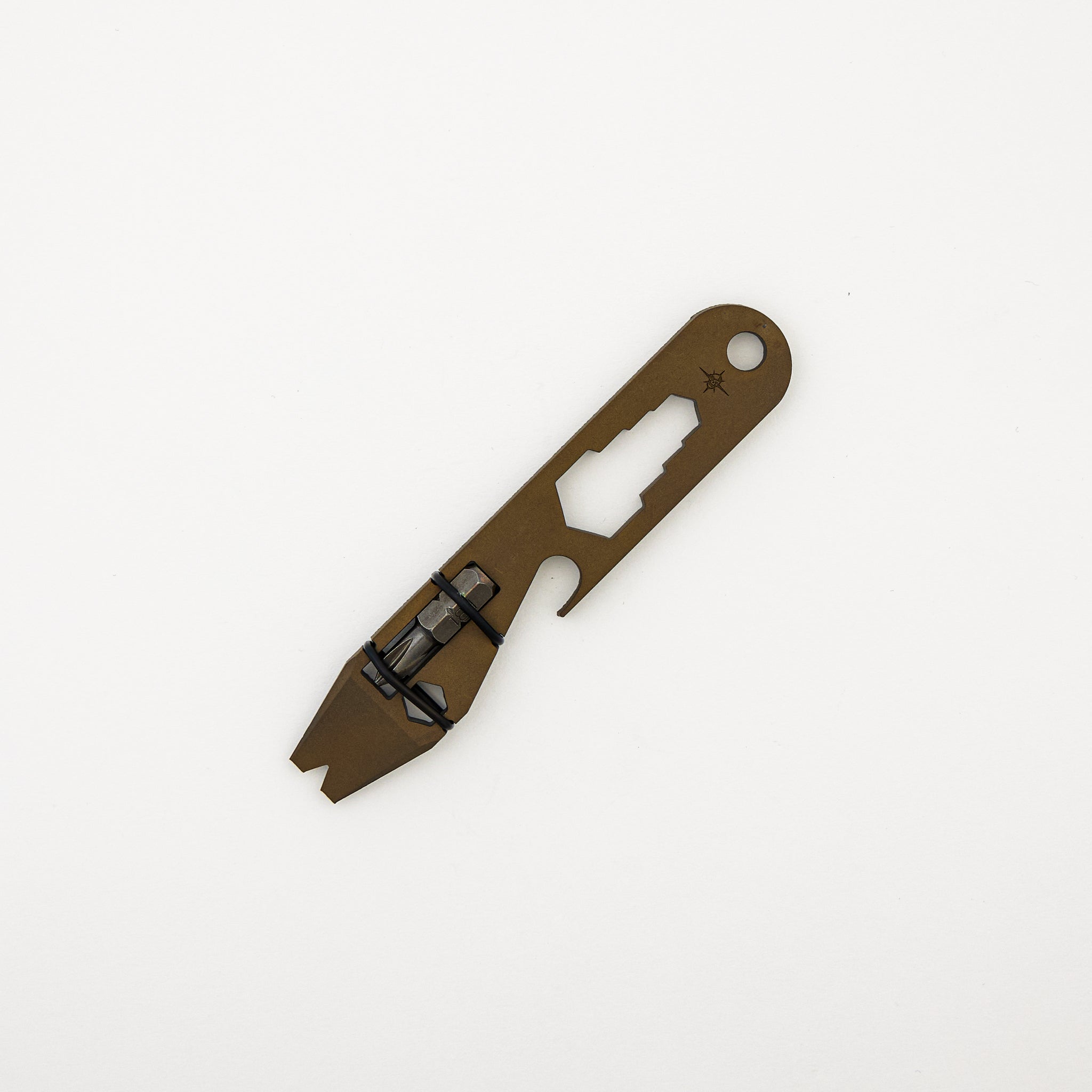 Titanium Keychain Multi-Tool - Bronze