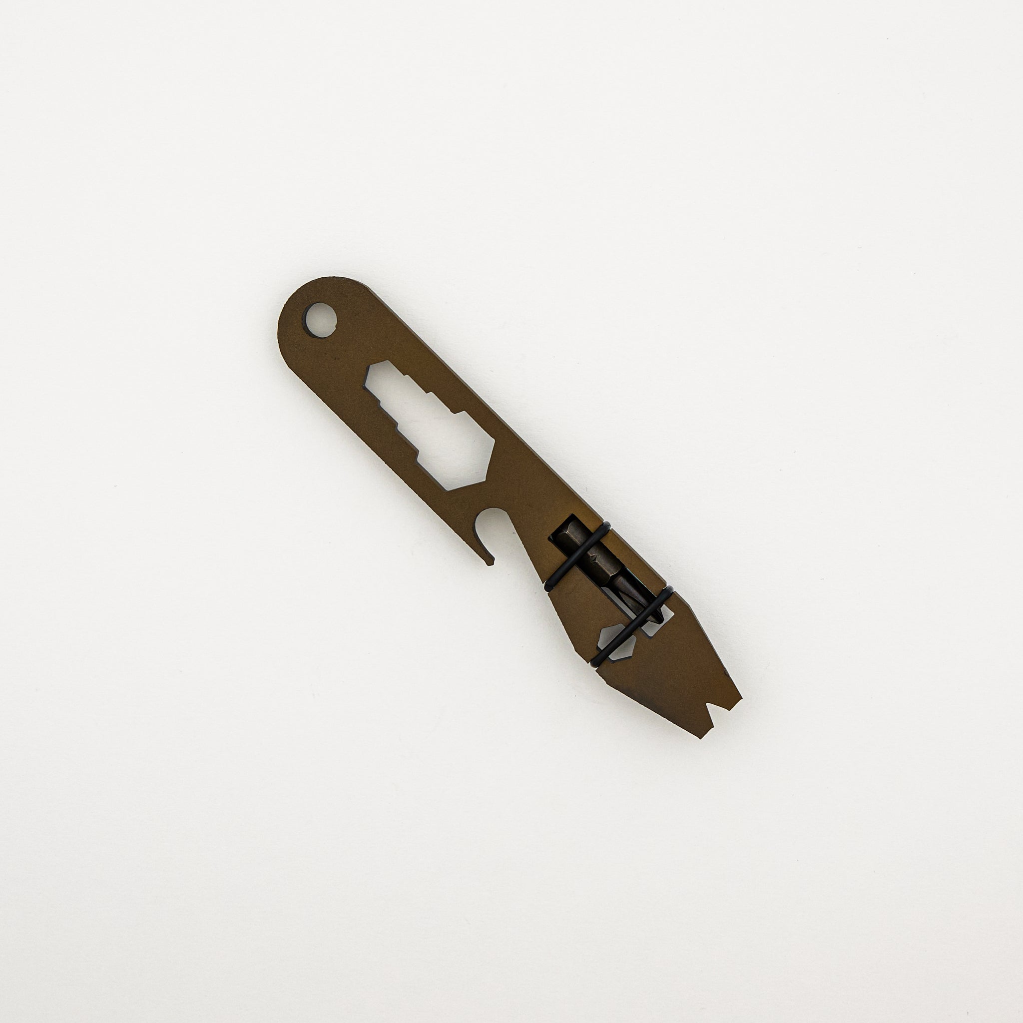Titanium Keychain Multi-Tool - Bronze