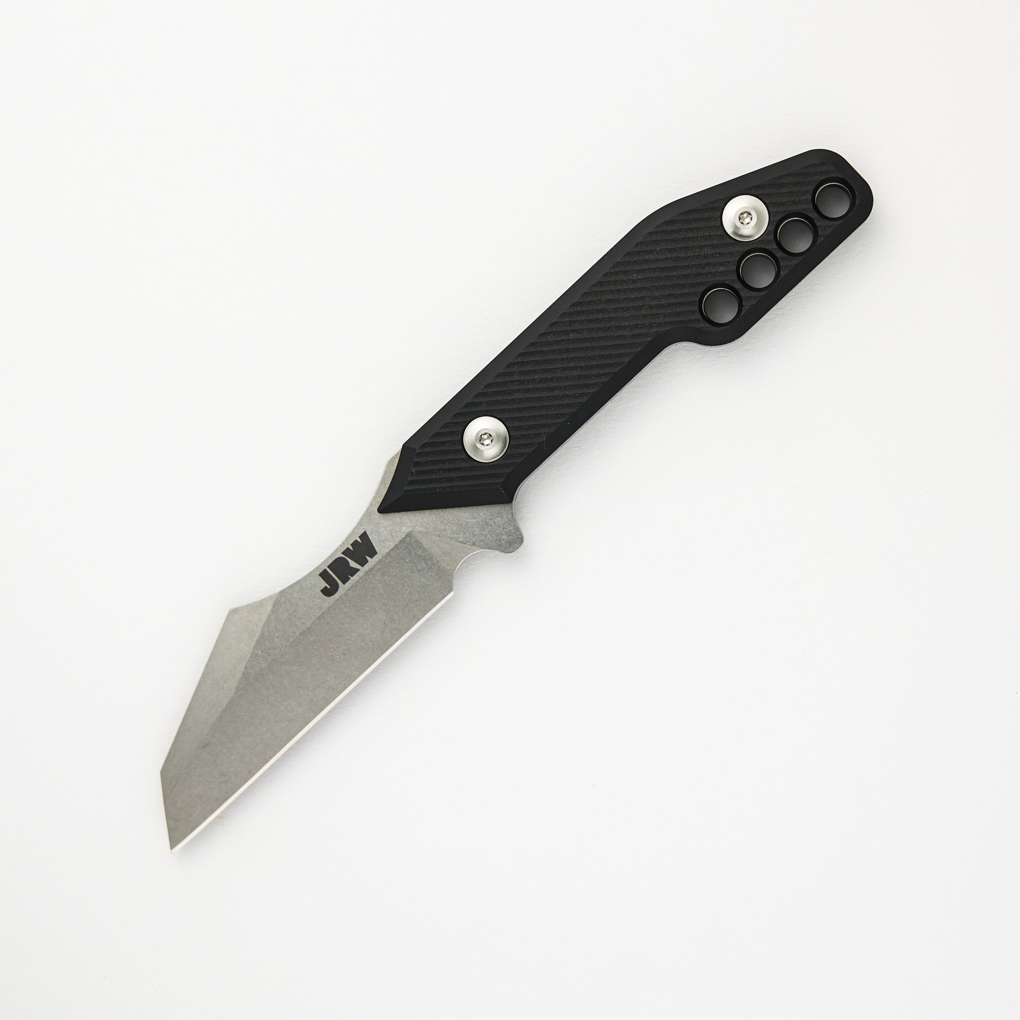 JRW Traitor Fixed Blade - Wharncliffe - Black Richlite