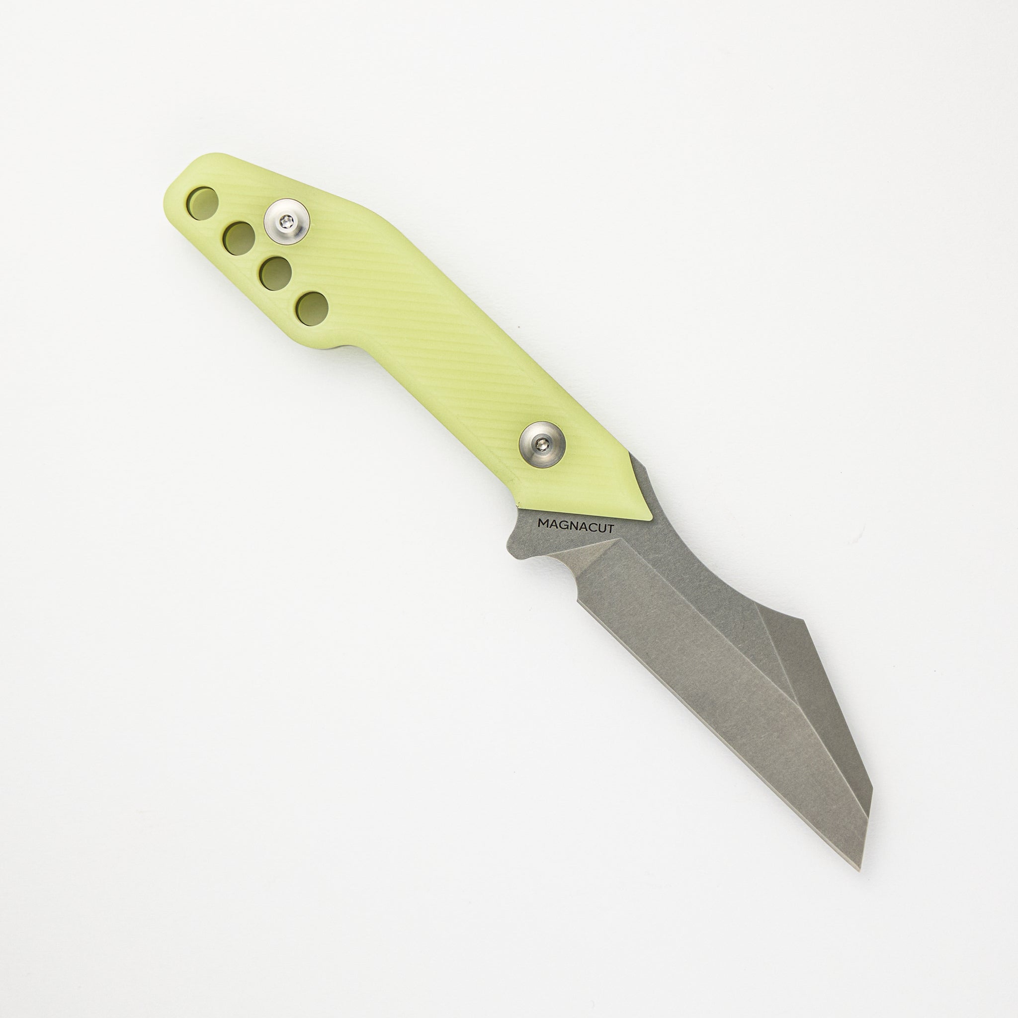 JRW Traitor Fixed Blade - Wharncliffe - Green Embrite