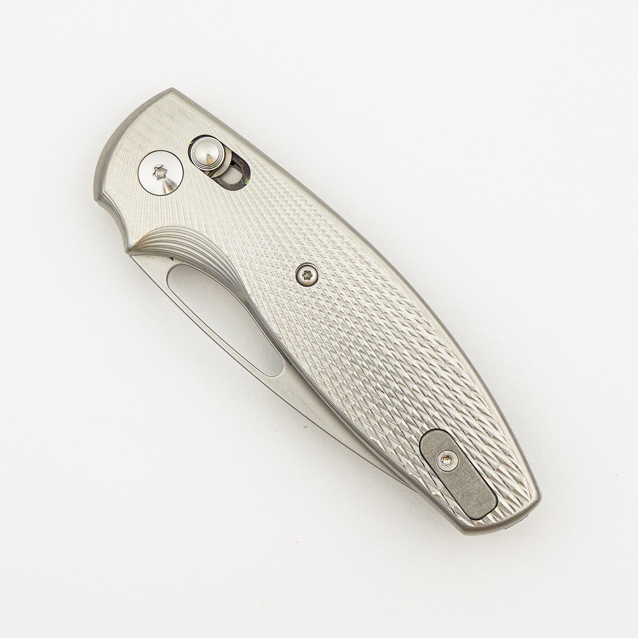 Bulldog Rev. B - Titanium Lizard Skin 3D Handle - MagnaCut Blade
