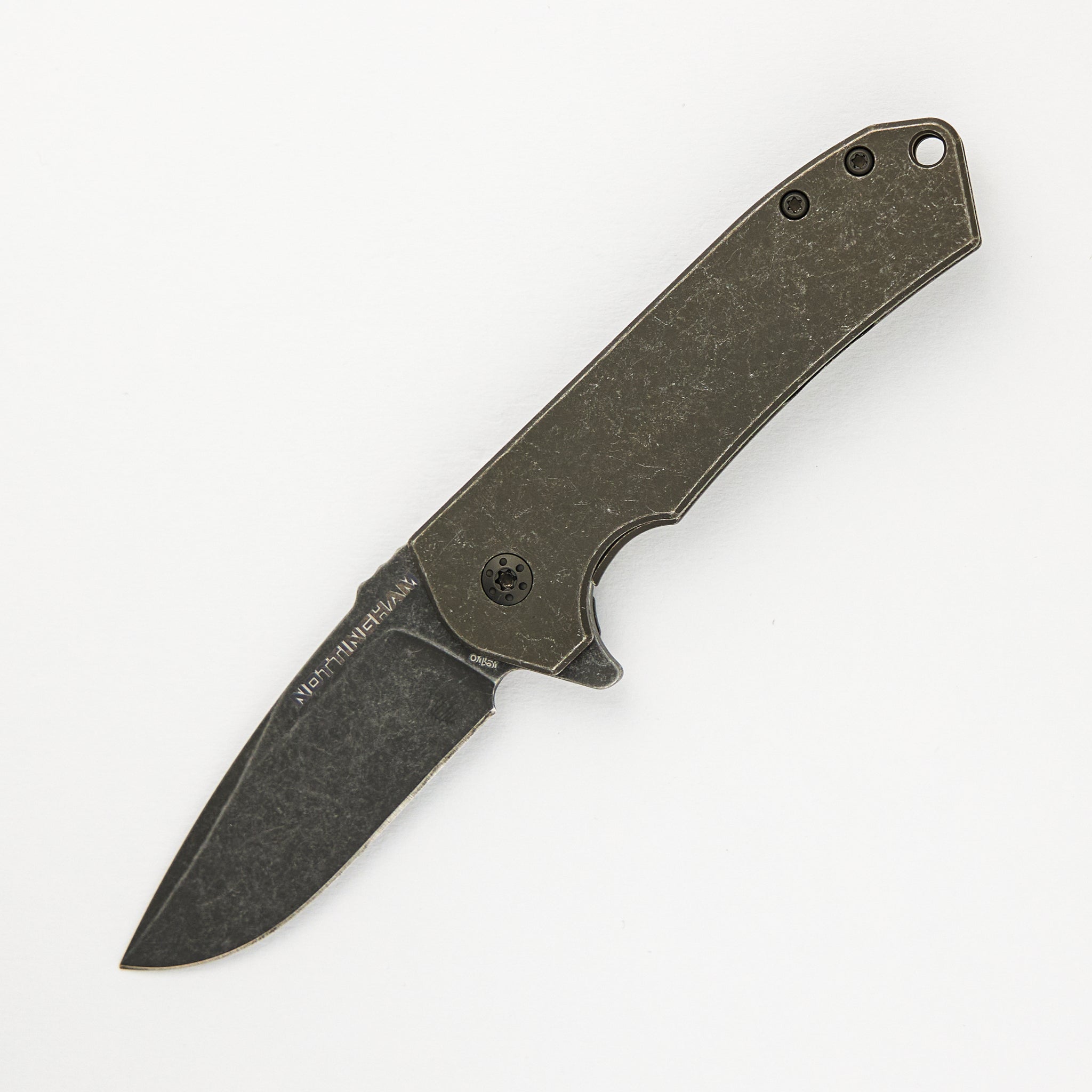 Ultra4 Folder - Titanium Handle - Field Edition - Blasted Tumbled