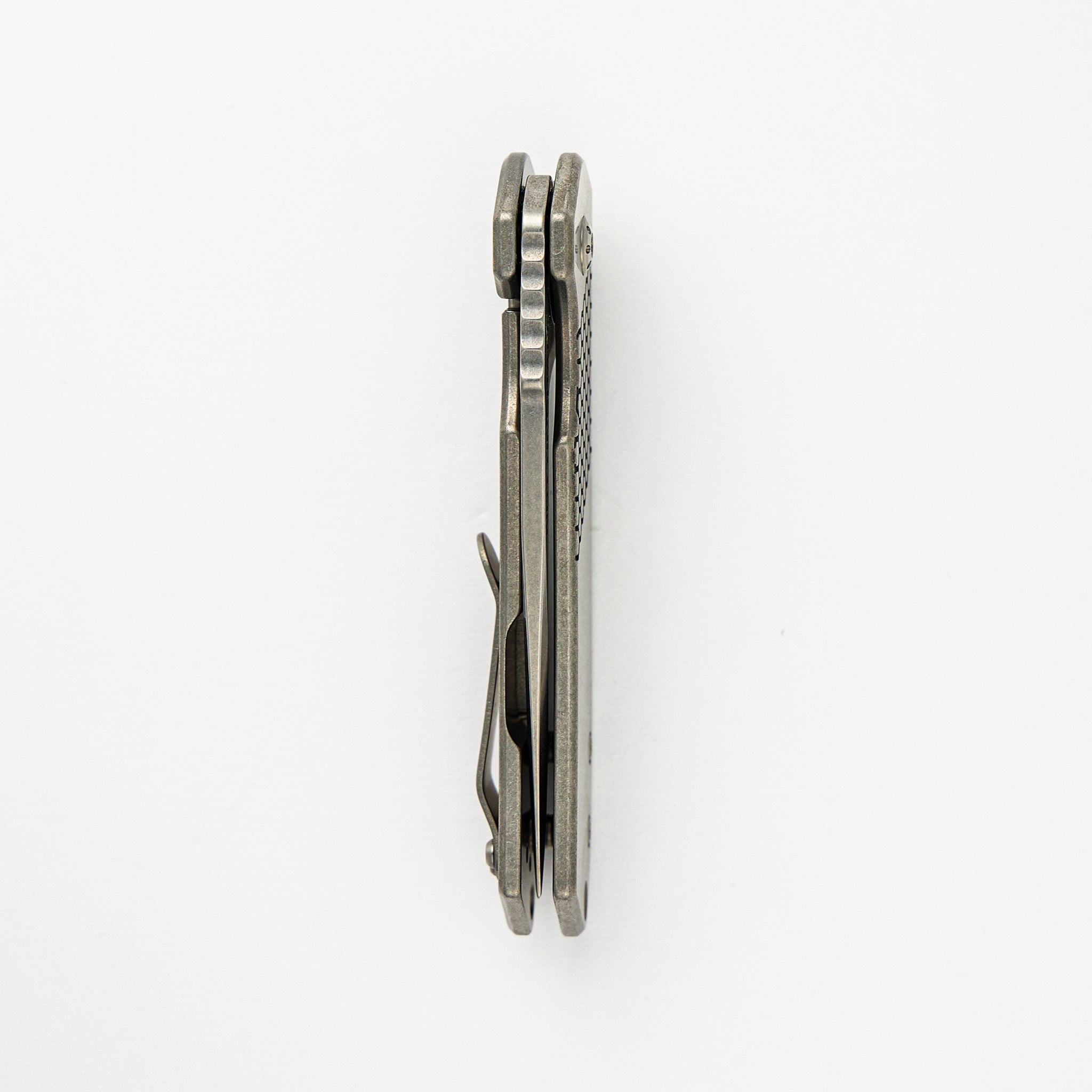 Ultra4 Folder - Titanium Handle - Honey Badger - Tumbled