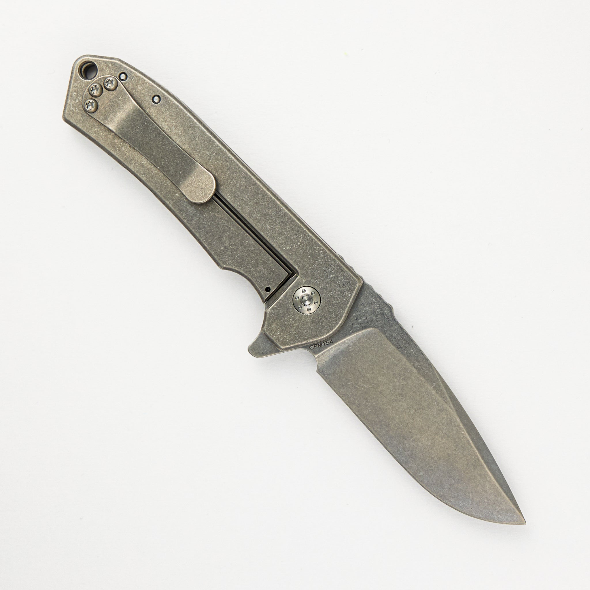 Ultra4 Folder - Titanium Handle - Killer Beez - Tumbled