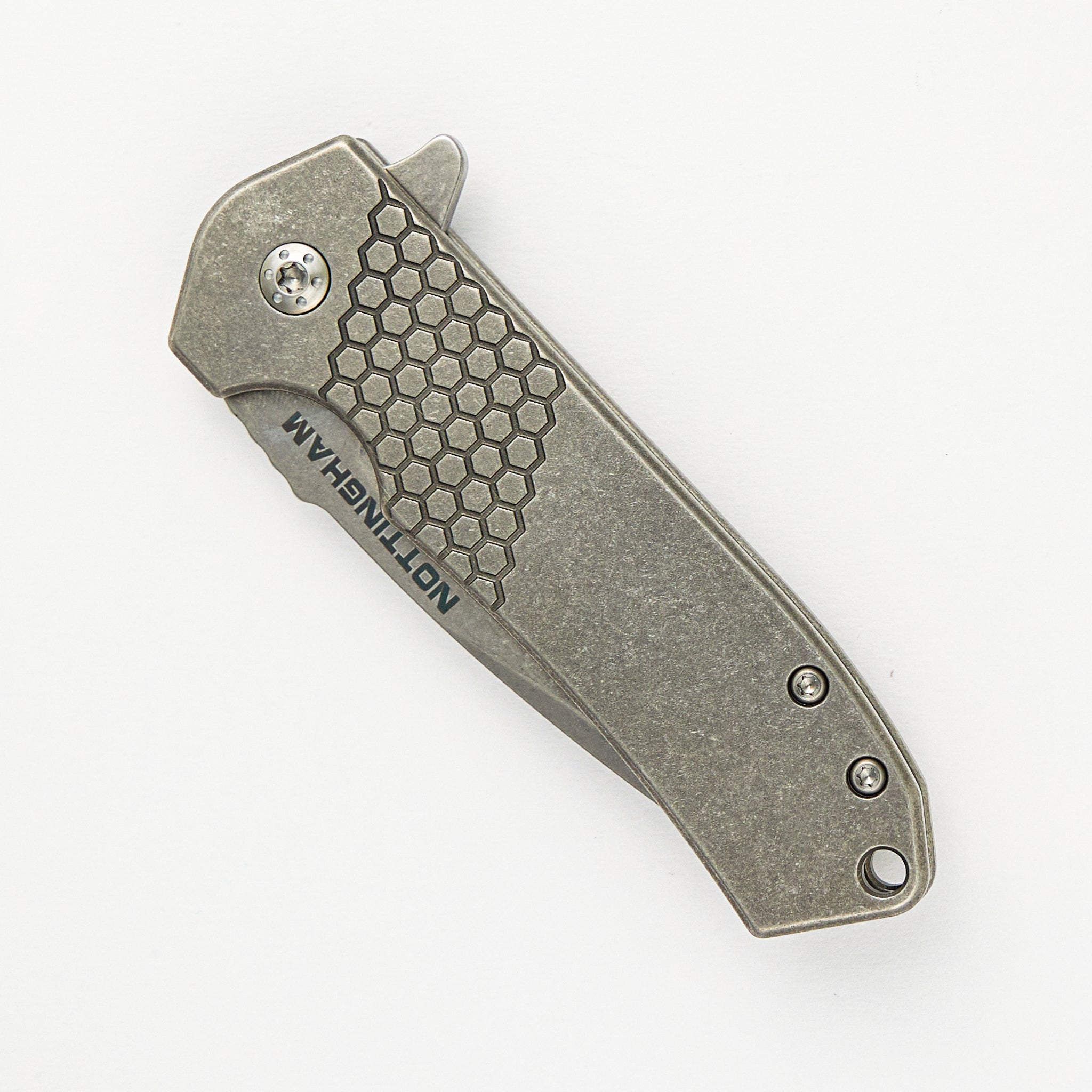 Ultra4 Folder - Titanium Handle - Killer Beez - Tumbled