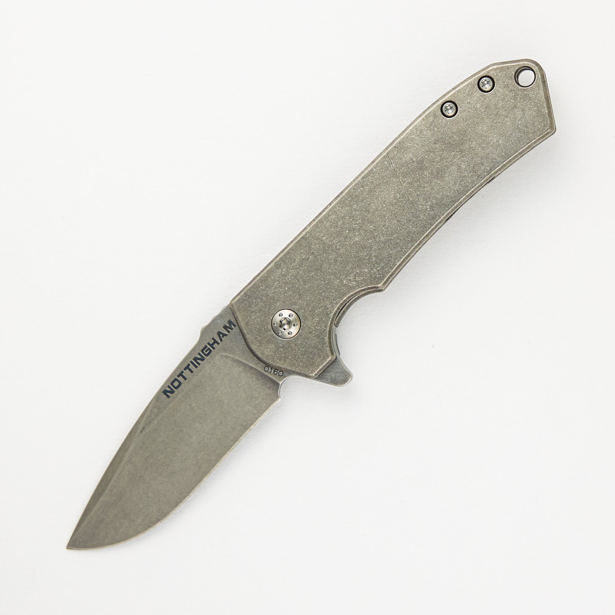 Ultra4 Folder - Titanium Handle - Standard - Tumbled