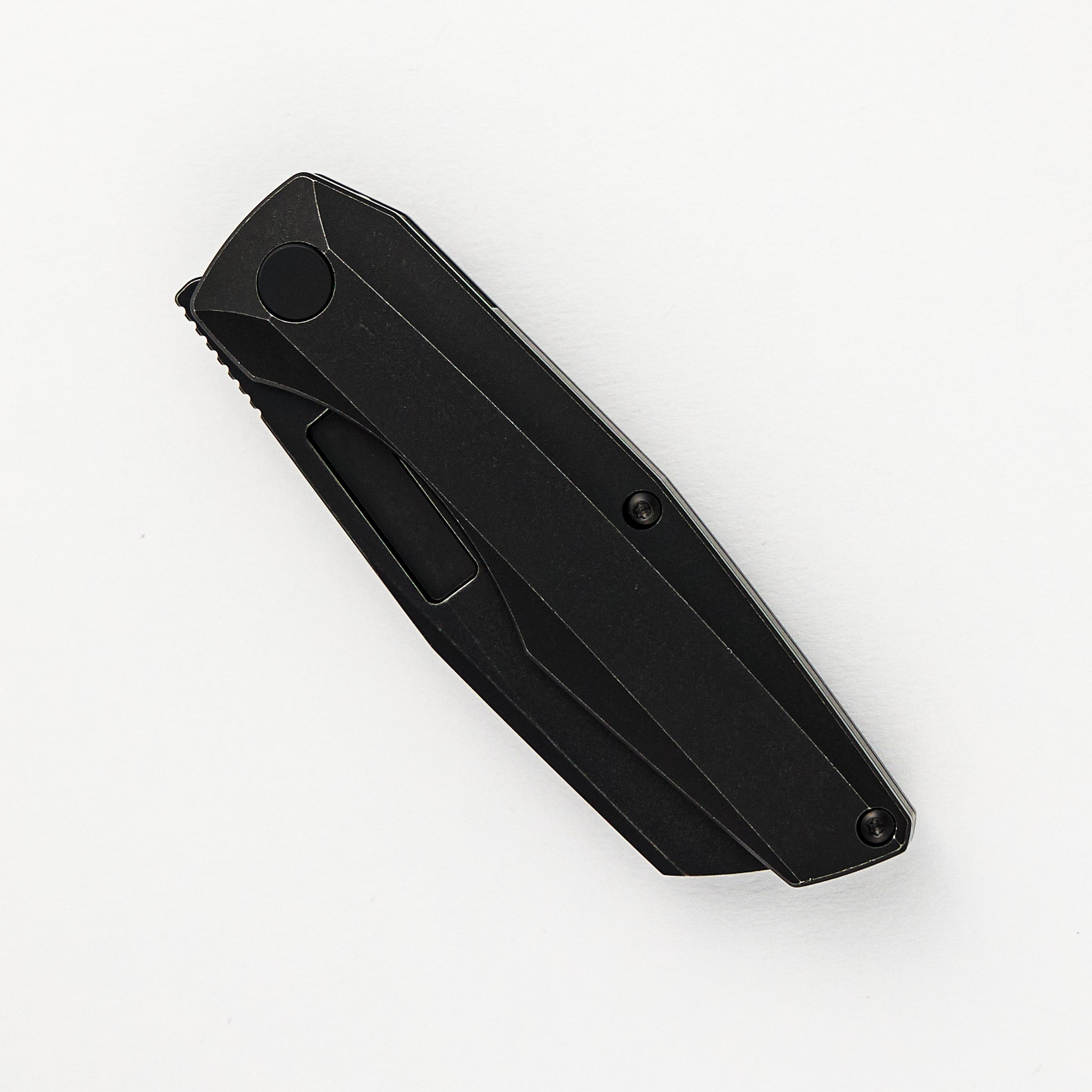 Axon Frame Lock Mini Blackwash M390 Sheepsfoot Blade Blackwash Titanium Handle