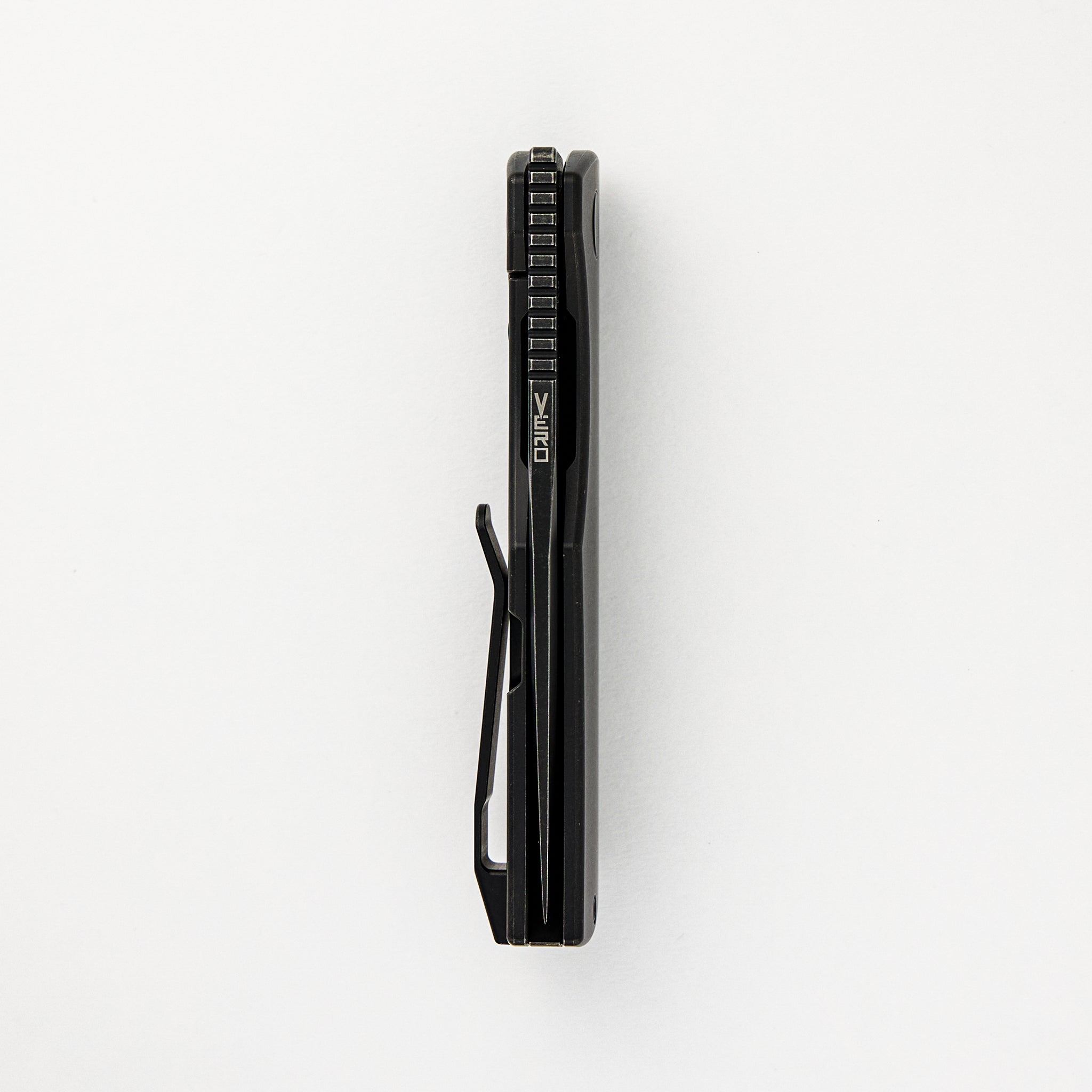 Nova Blackwash Drop Point CPM Magnacut Blade Blackwash Titanium Handle Frame Lock