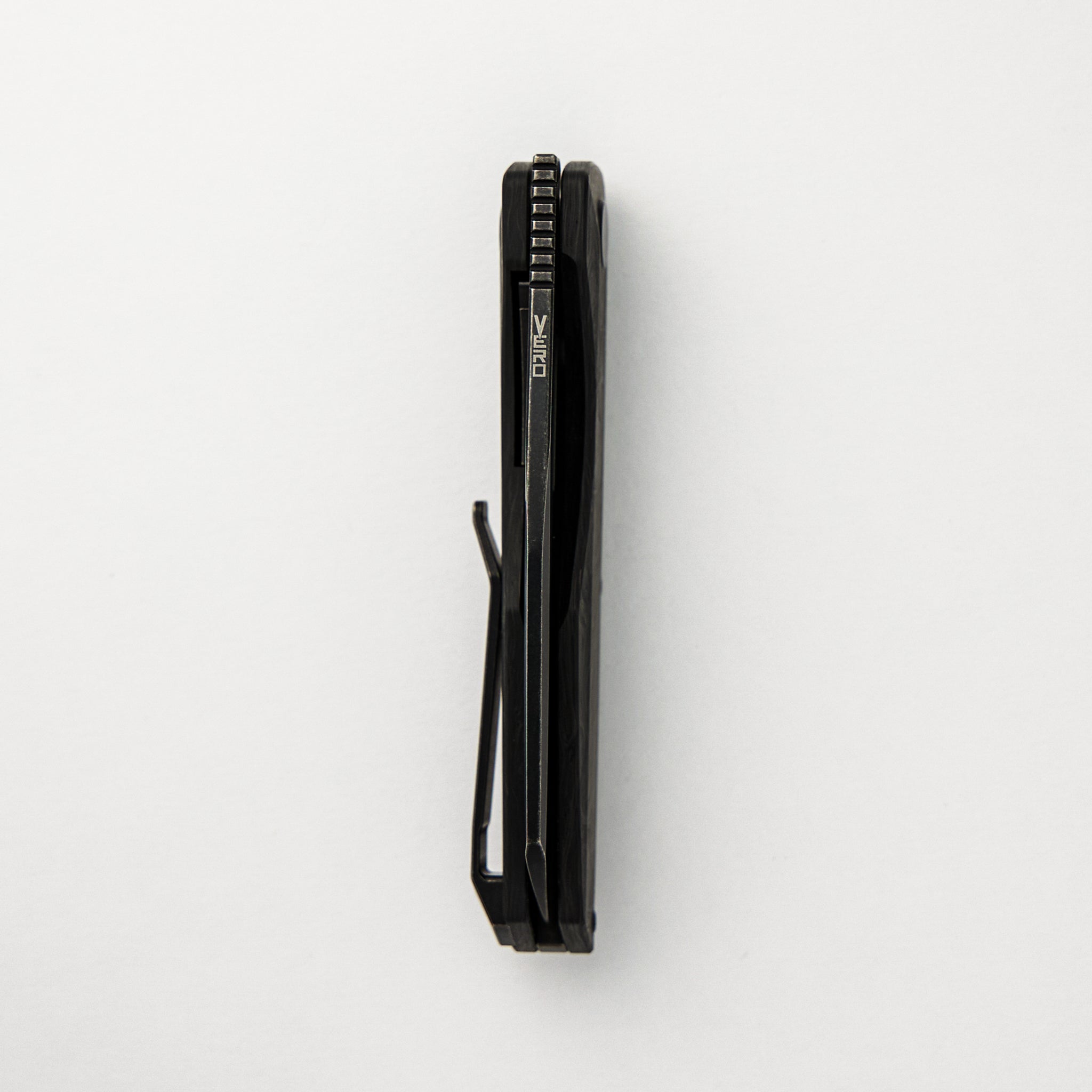 Axon Blackwash Sheepsfoot M390 Blade Marbled Carbon Fiber Handle Liner Lock