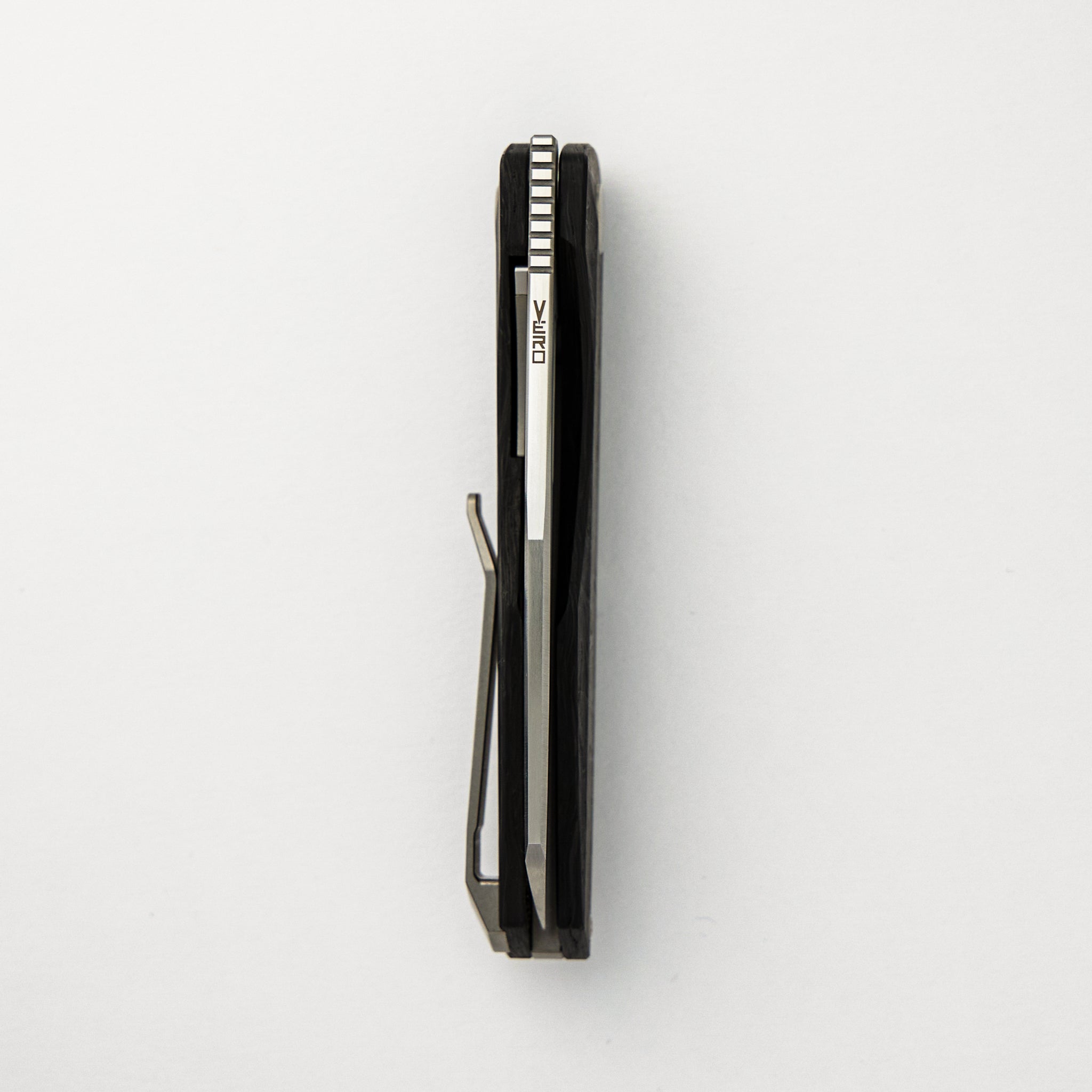 Axon Hand Satin Sheepsfoot M390 Blade Marbled Carbon Fiber Handle Liner Lock