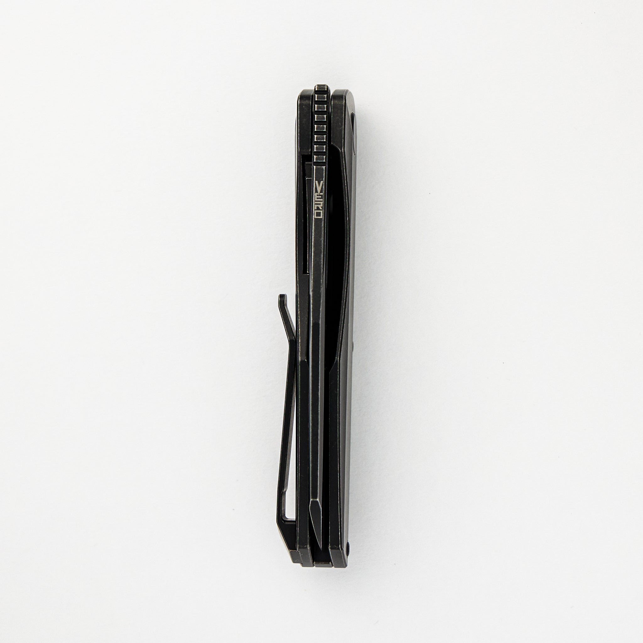 Axon Blackwash Sheepsfoot M390 Blade Blackwash Titanium Handle Liner Lock