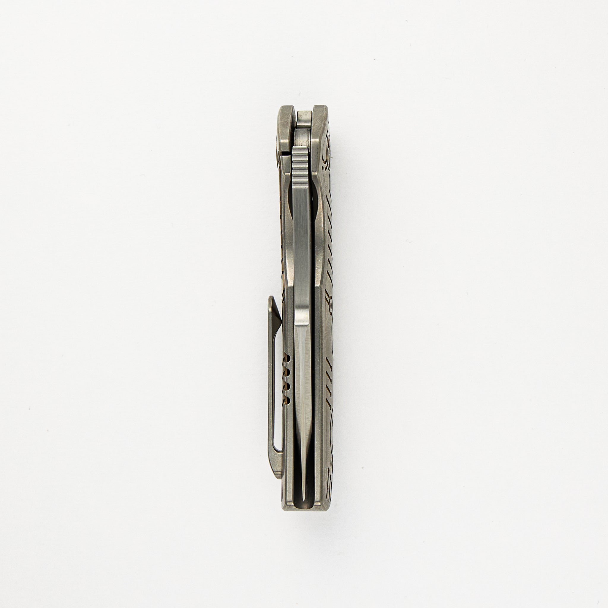 Ferus - M390 - Integral Titanium W/ Bronze Titanium Inlay (John Barker Design)