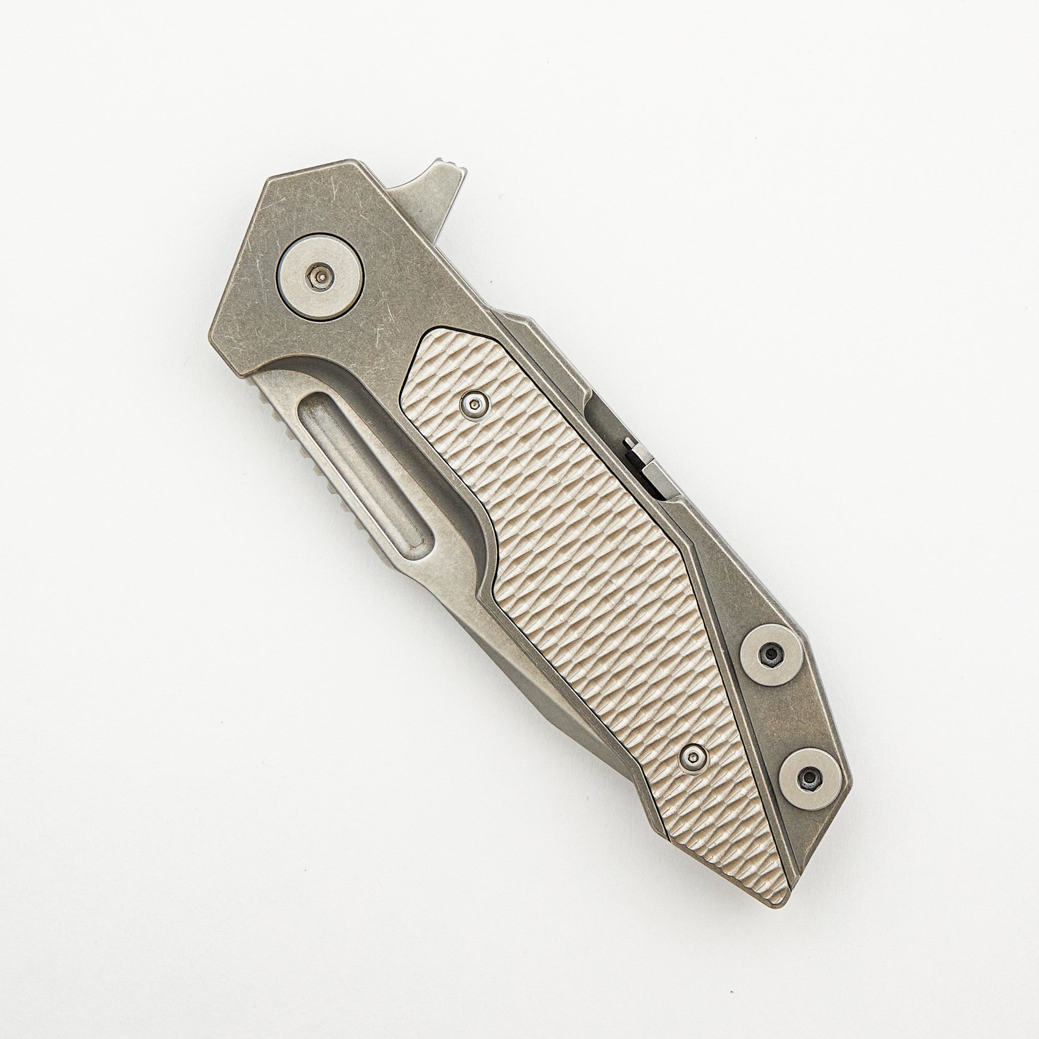 Fulltrack - Spearpoint M390 Blade - Tri-Way - Stonewash