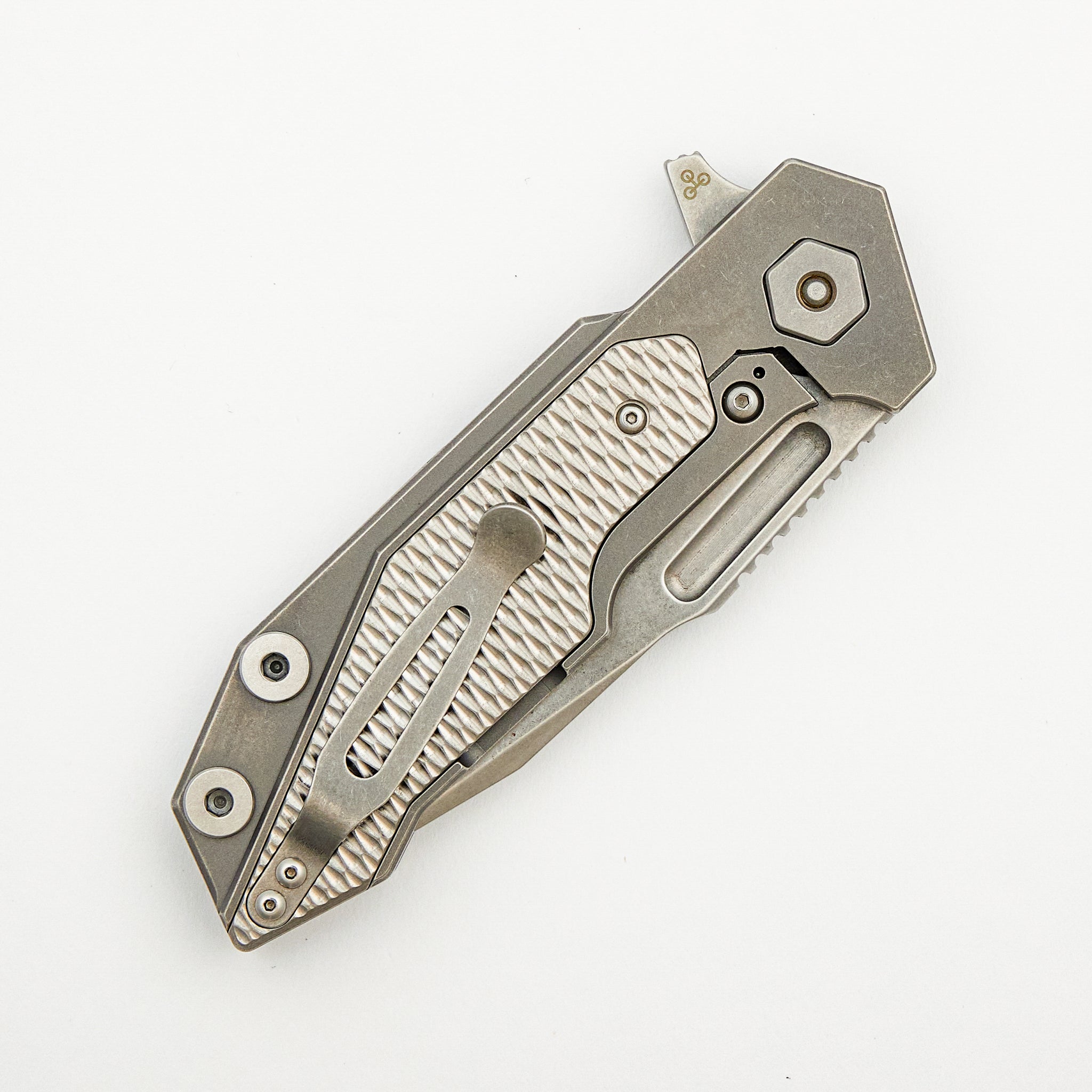 Fulltrack - Spearpoint M390 Blade - Tri-Way - Stonewash