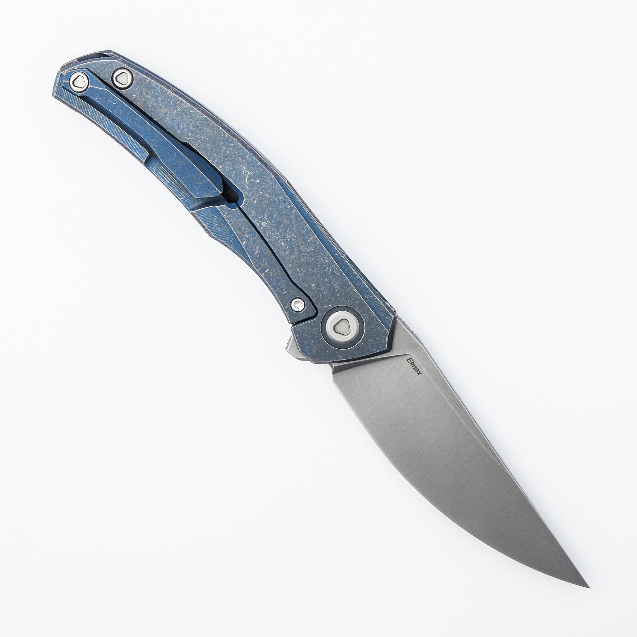 Ursus Q95 Ti - Blue Titanium Handle - Elmax Blade - MRBS
