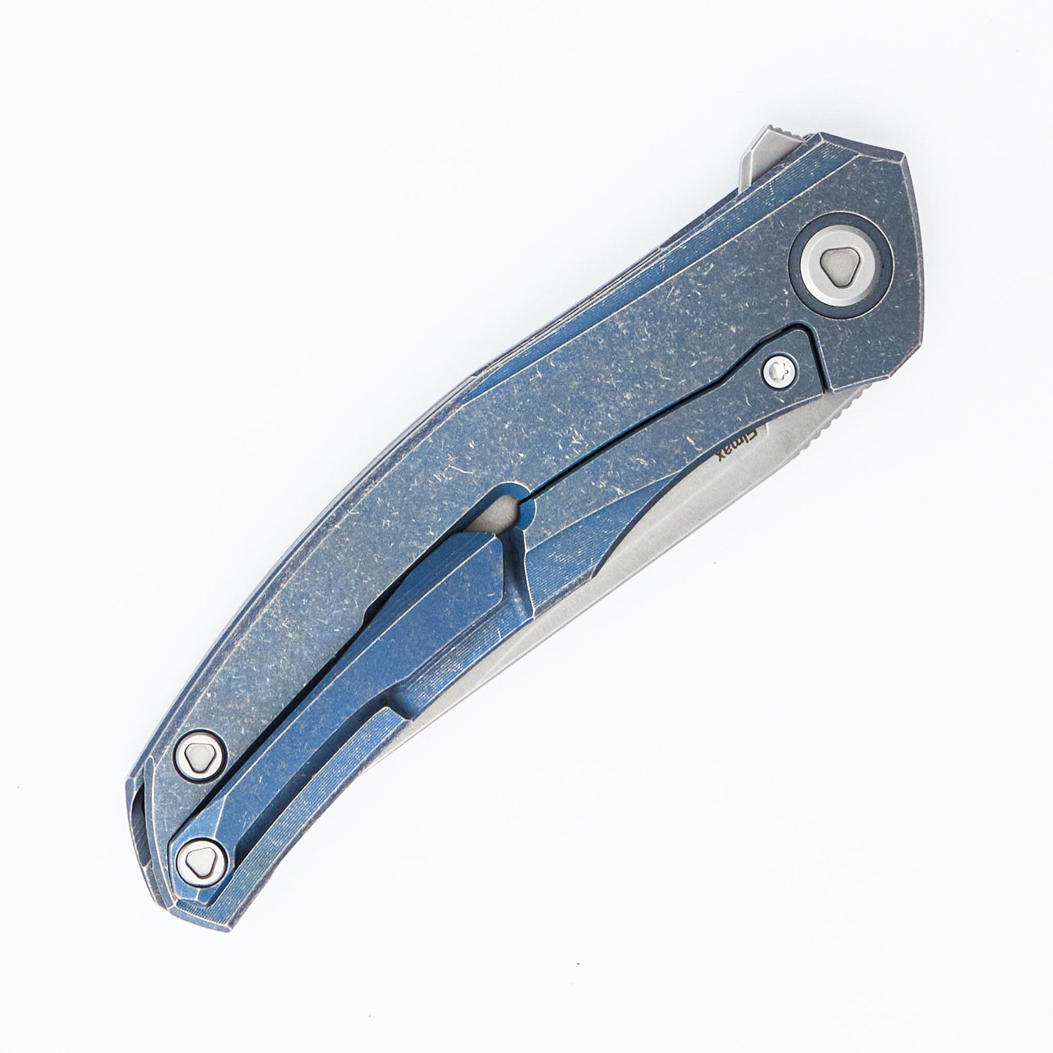 Ursus Q95 Ti - Blue Titanium Handle - Elmax Blade - MRBS