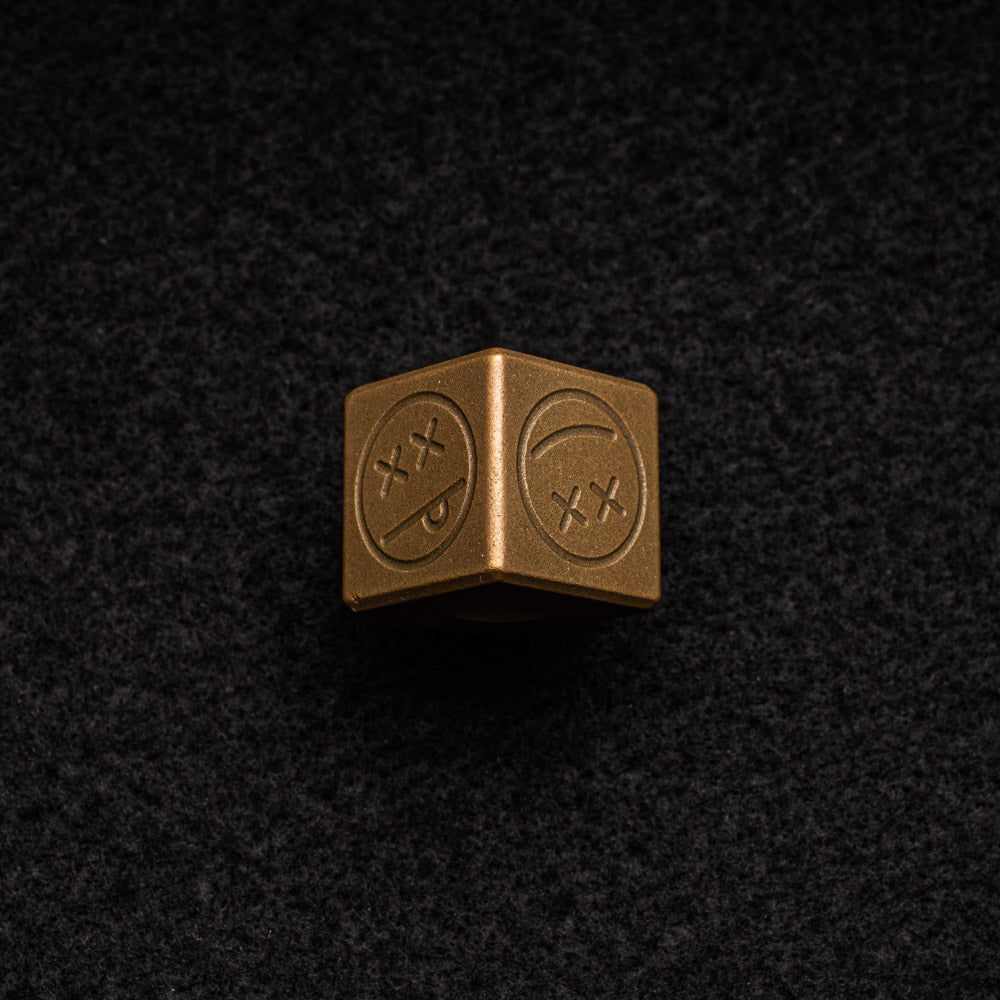 Andy Frankart Cube Bead – Copper