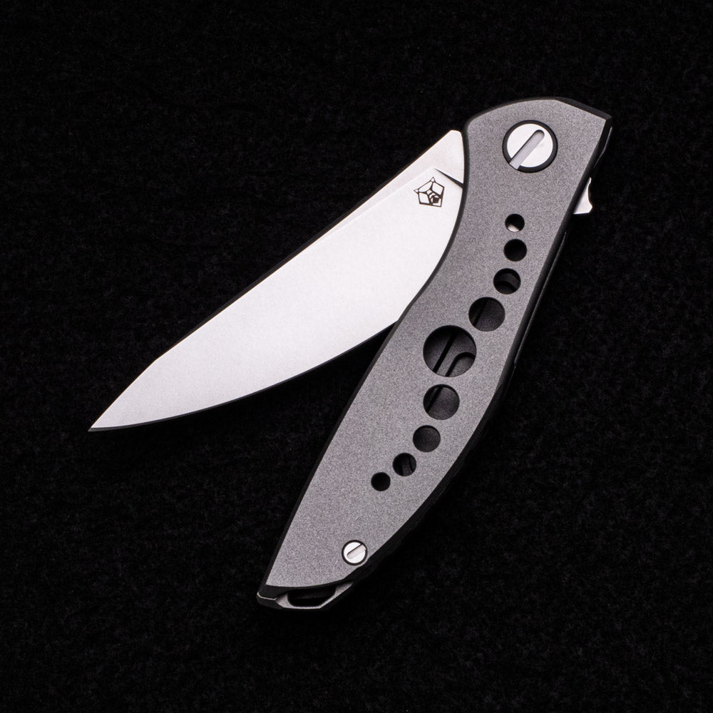 SHIROGOROV KNIVES - WR BLADEWORKS “HYDRONIAN” NEON – M390 BLADE – TITANIUM HANDLE – MRBS