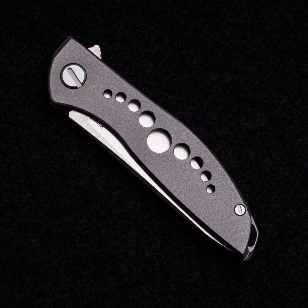 SHIROGOROV KNIVES - WR BLADEWORKS “HYDRONIAN” NEON – M390 BLADE – TITANIUM HANDLE – MRBS