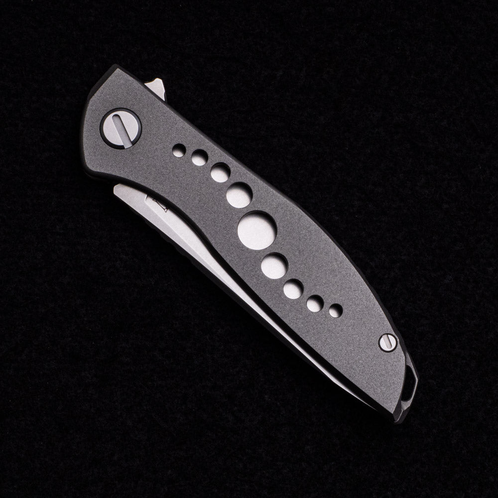 SHIROGOROV KNIVES - WR BLADEWORKS “HYDRONIAN” NEON – M390 BLADE – TITANIUM HANDLE – MRBS