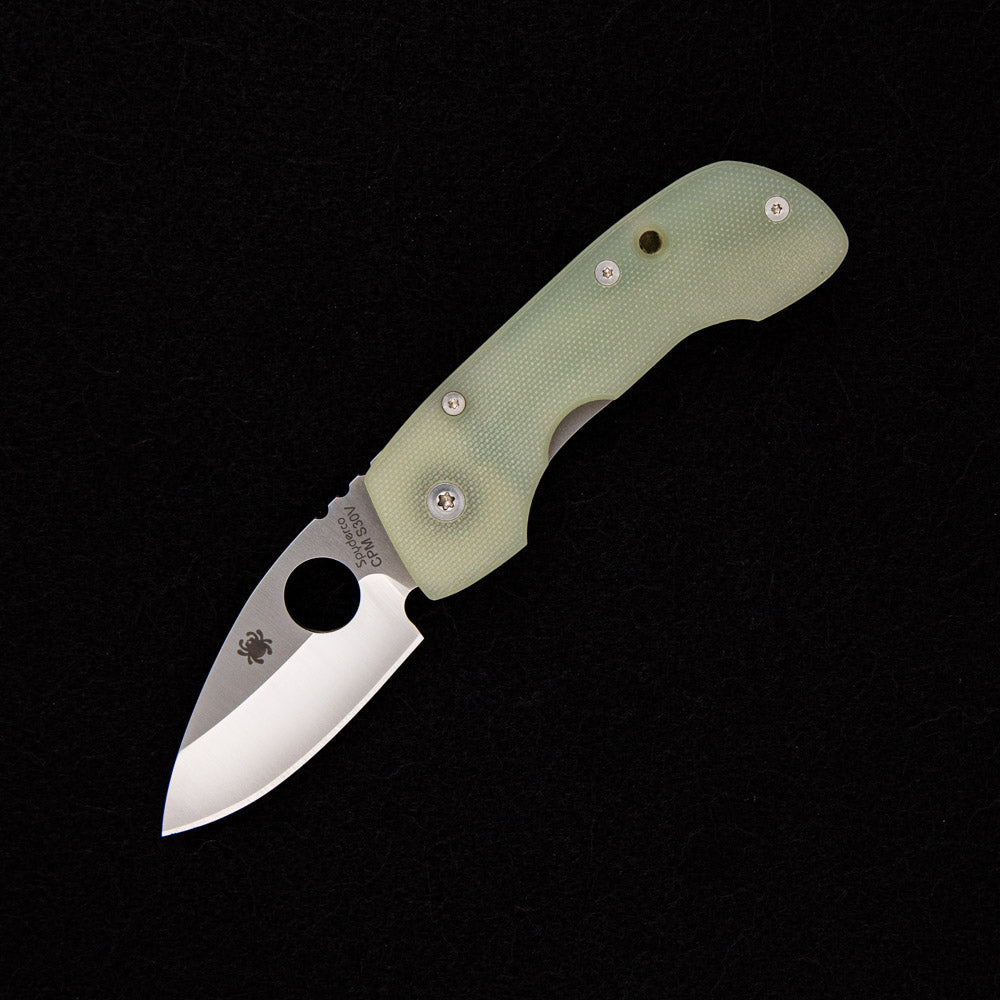 Spyderco C128GP Leafstorm – Translucent G10 Handle – CPM S30V Blade