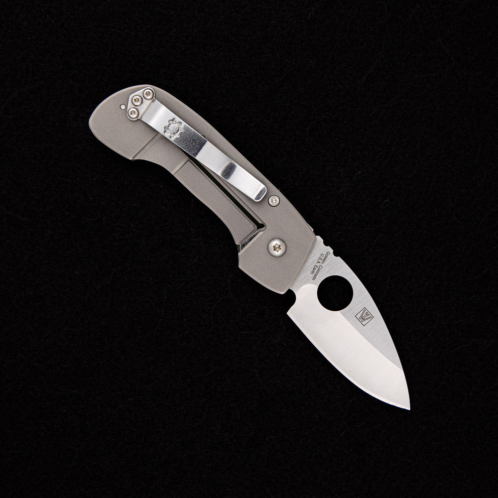 Spyderco C128GP Leafstorm – Translucent G10 Handle – CPM S30V Blade