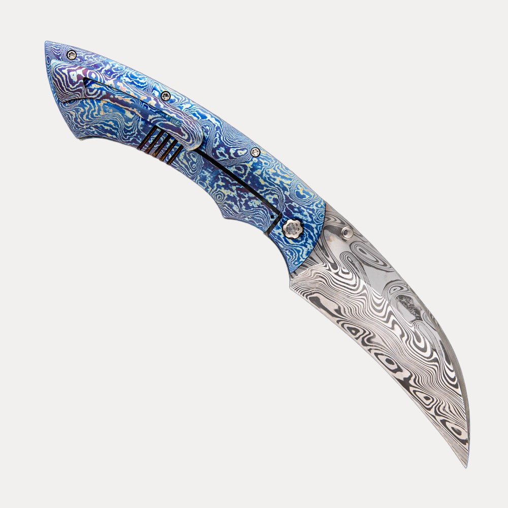 Todd Fischer Hawkbill Frame Lock