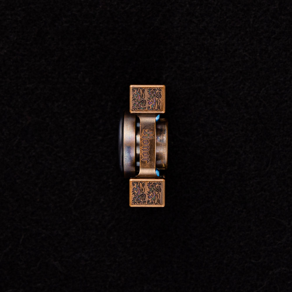 STEEL FLAME DOUBLE LION CRUSADER SPINNER