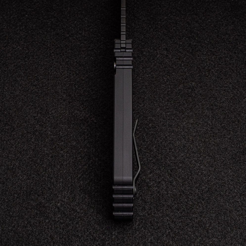 Pro-Tech Knives Strider SnG Auto - OPERATOR Series - Sterile ALL BLACK+Tritium Push Button - 2403-OP