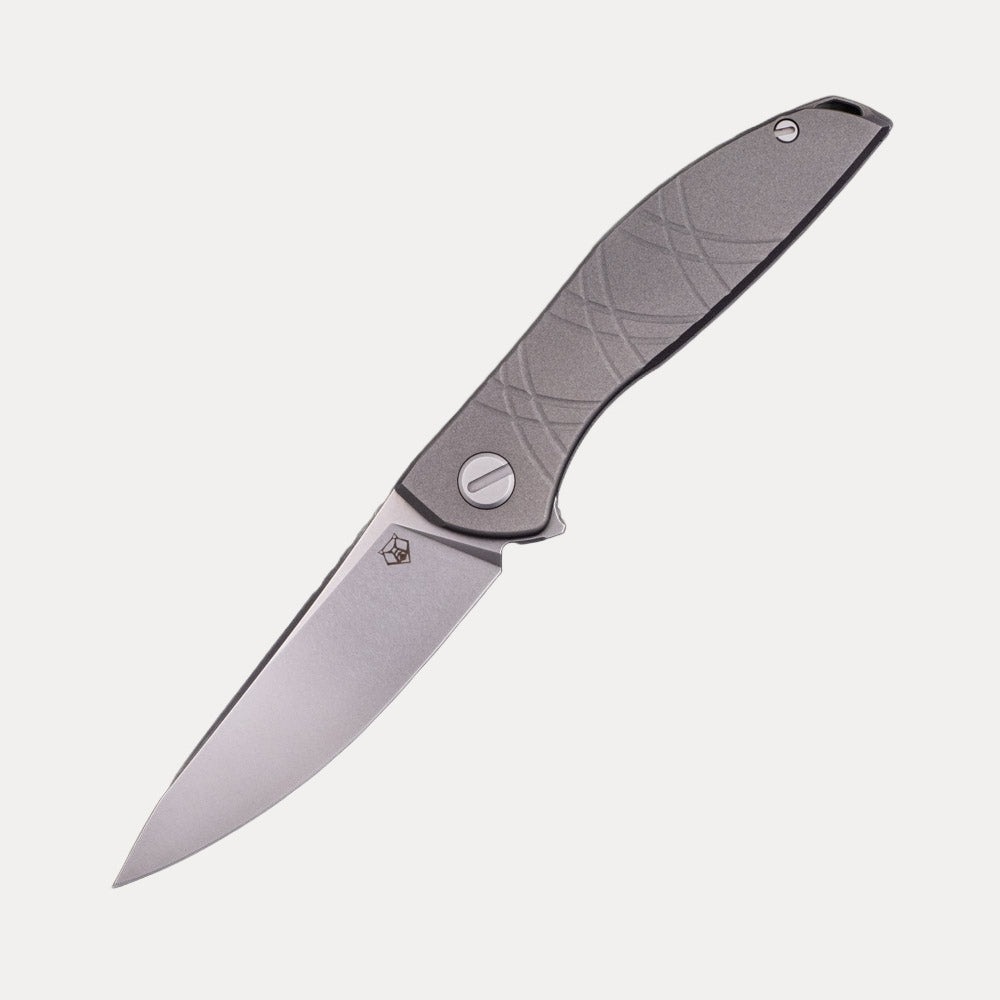 SHIROGOROV KNIVES - WR BLADEWORKS “HYDRONIAN” NEON – M390 BLADE – TITANIUM HANDLE – MRBS