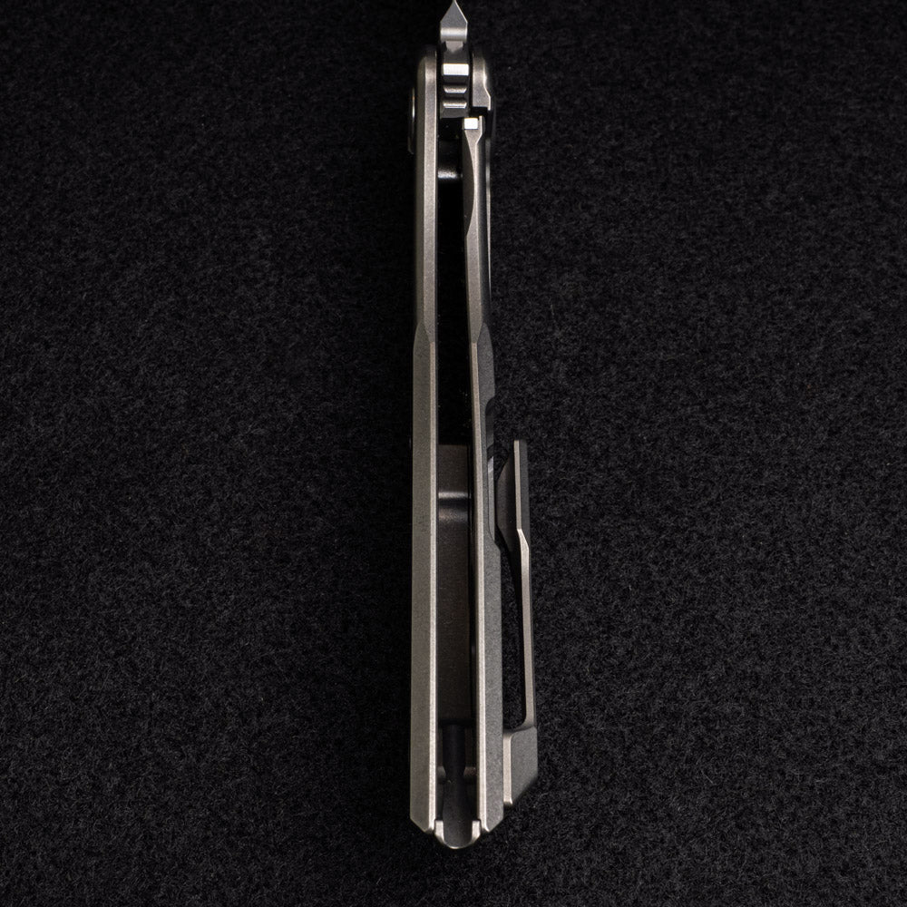 Shirogorov NeOn Zero Lefty – M390 BLADE – TITANIUM HANDLE – MRBS