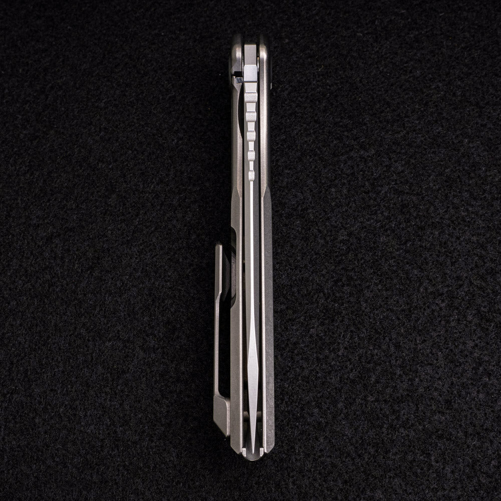 Shirogorov NeOn Zero – M390 BLADE – TITANIUM HANDLE – MRBS