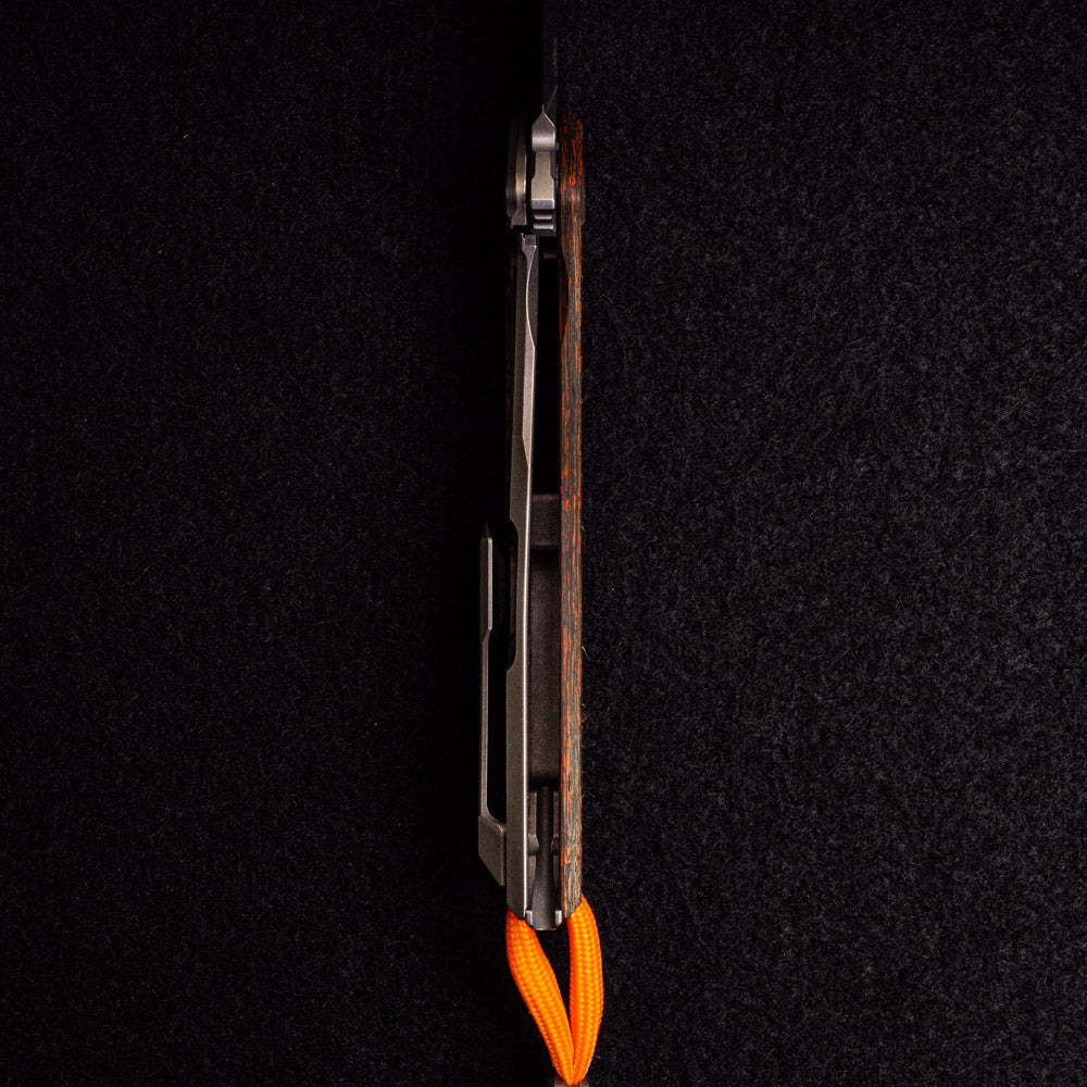 SHIROGOROV HATION ZERO – HALLOWEEN SPECIAL EDITION – M390 BLADE – ORANGE TECHNOCARBO – MRBS