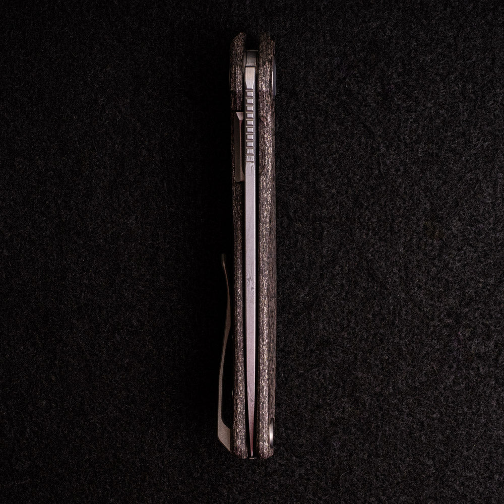 Shirogorov Custom Division Stellaris – CarboTi Handle – Damasteel Blade – SRRBS