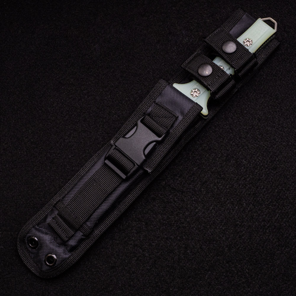 Heretic Nephilim – Jade G10 Handle – Stonewashed Elmax Blade
