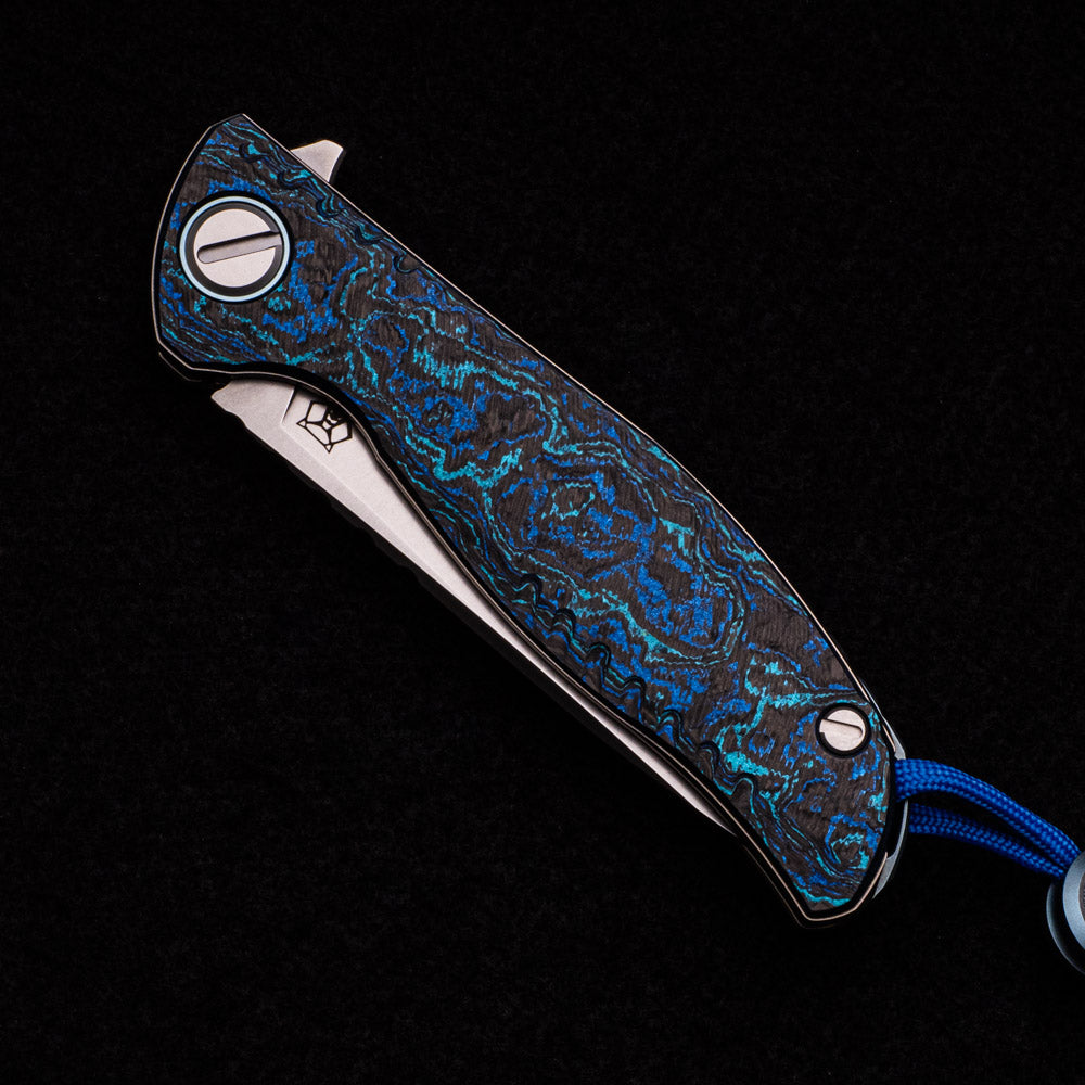 SHIROGOROV F3 AQUATIC – SPECIAL EDITION – “DEEP SEA” TECHNOCARBO HANDLE – VANAX 37 BLADE – MRBS