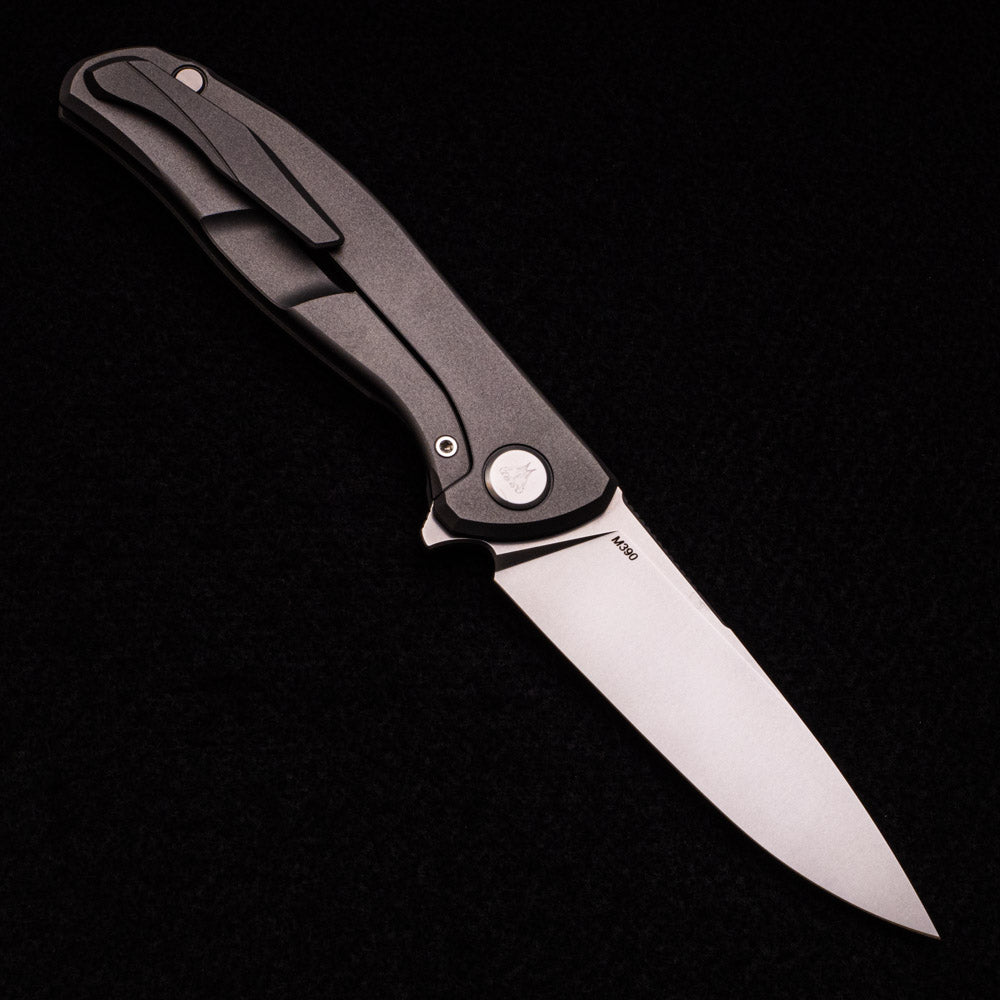 SHIROGOROV KNIVES - WR BLADEWORKS “HYDRONIAN” F95 FLIPPER – M390 BLADE – TITANIUM HANDLE – MRBS