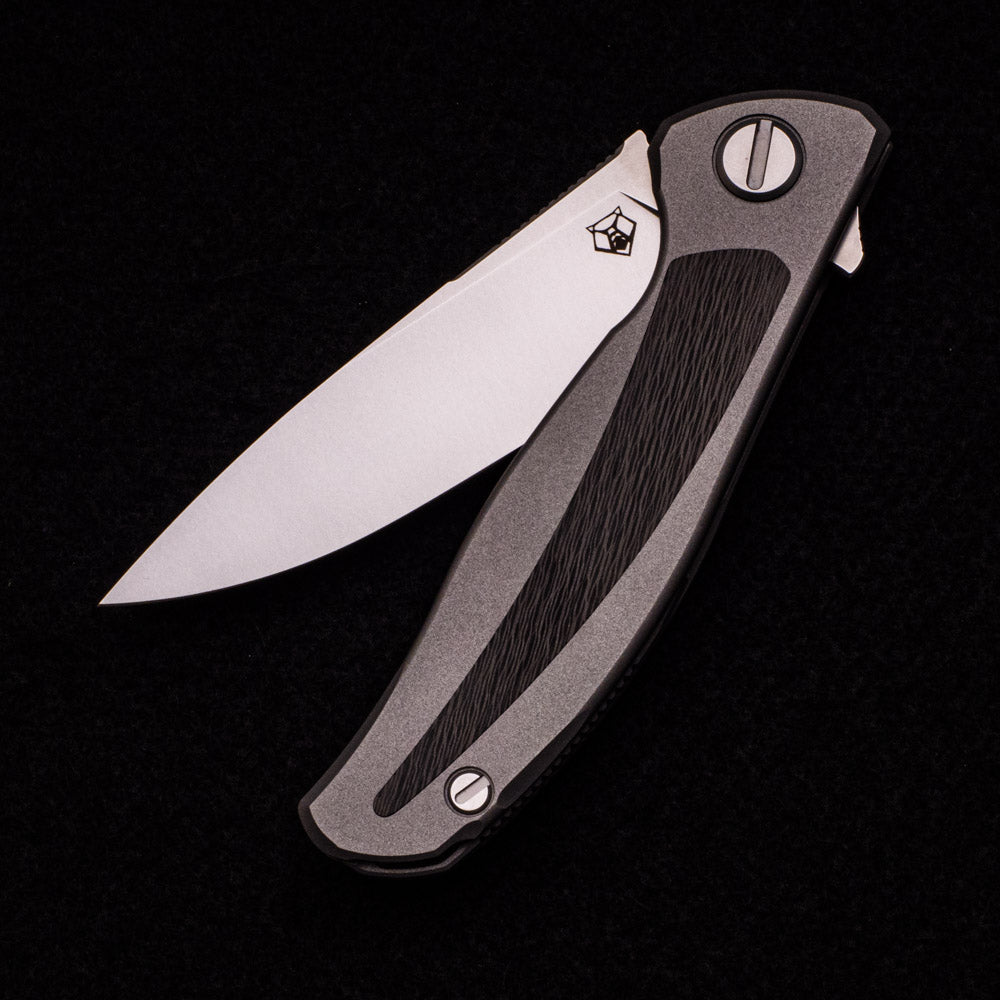 SHIROGOROV KNIVES - WR BLADEWORKS “HYDRONIAN” F95 FLIPPER – M390 BLADE – TITANIUM HANDLE – MRBS
