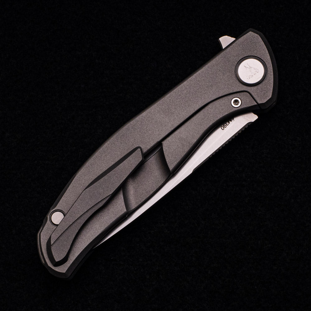 SHIROGOROV KNIVES - WR BLADEWORKS “HYDRONIAN” F95 FLIPPER – M390 BLADE – TITANIUM HANDLE – MRBS